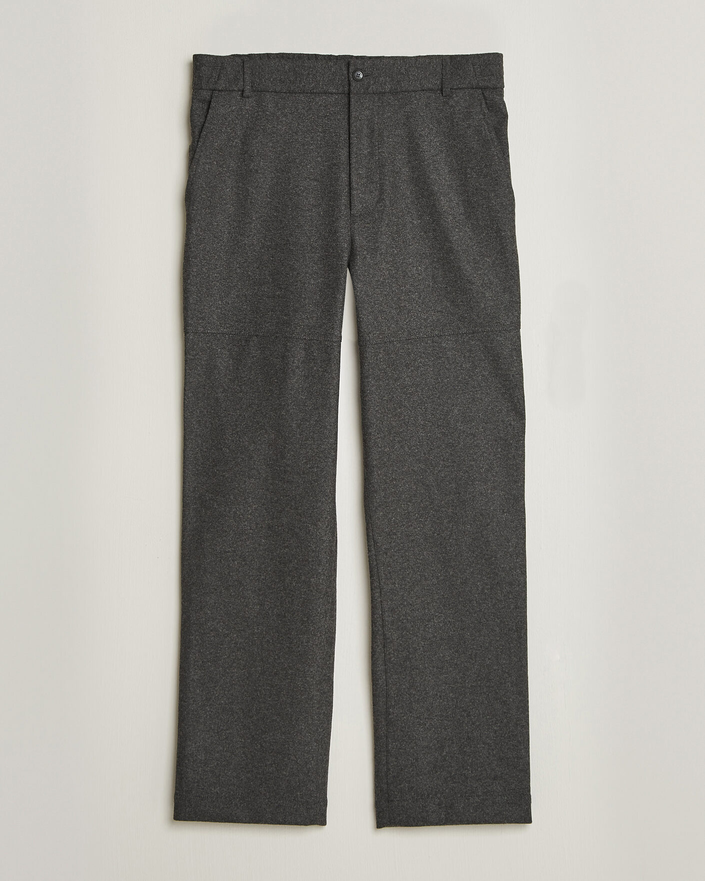 Homme | Pantalons | Moncler | Flannel Trousers Charcoal