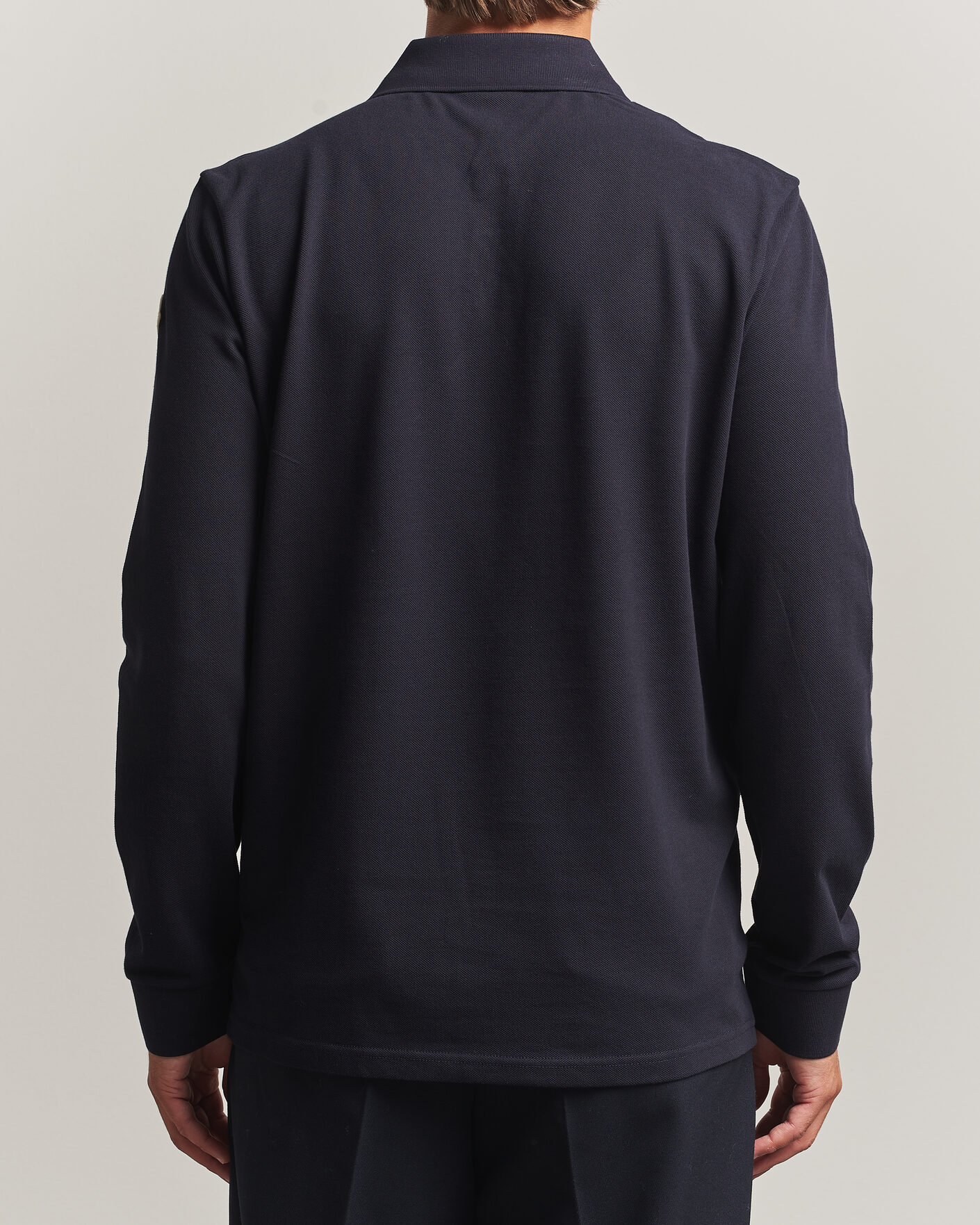 Homme | Polos | Moncler | Long Sleeve Polo Navy