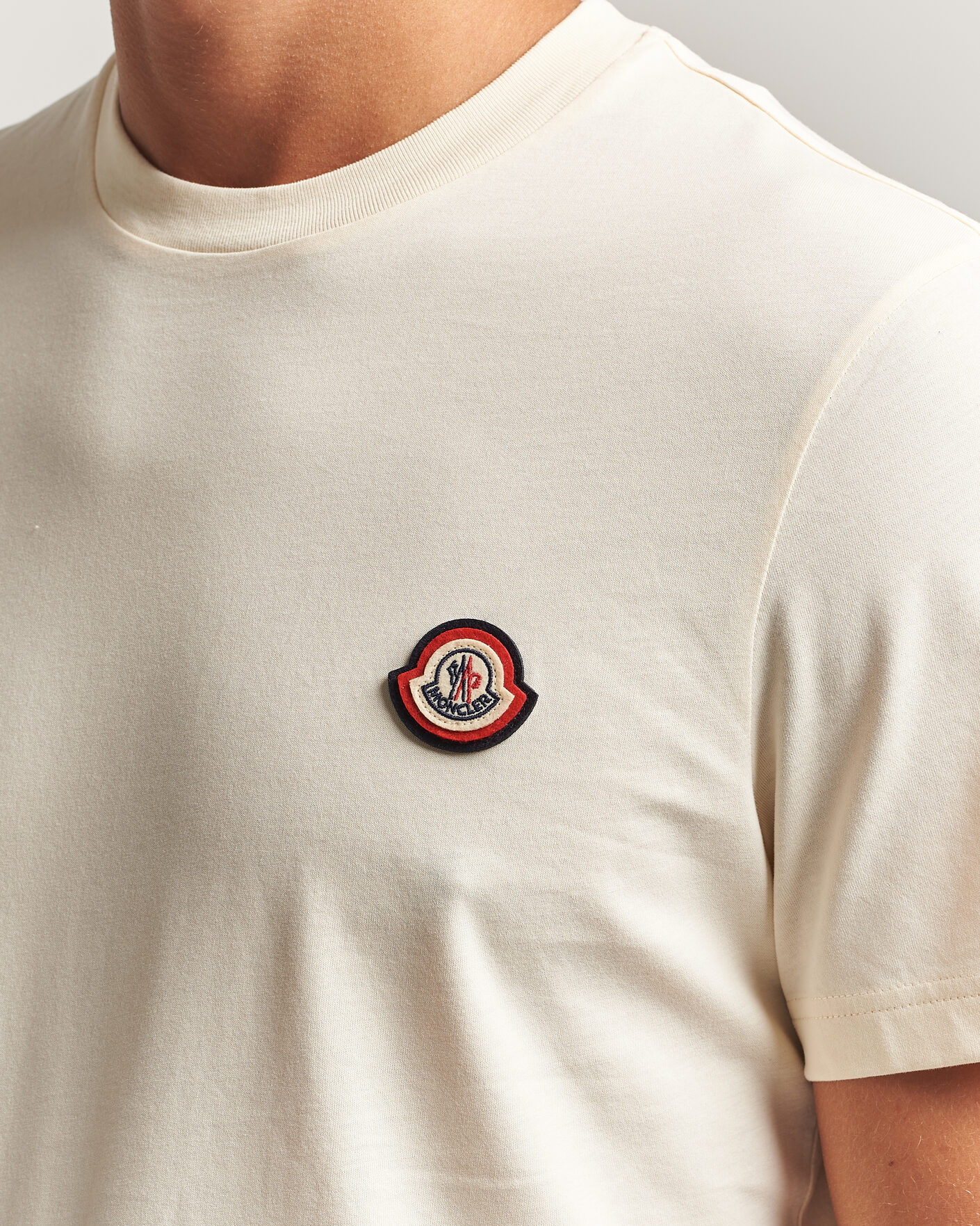 Homme | T-shirts | Moncler | Logo T-Shirt Off White