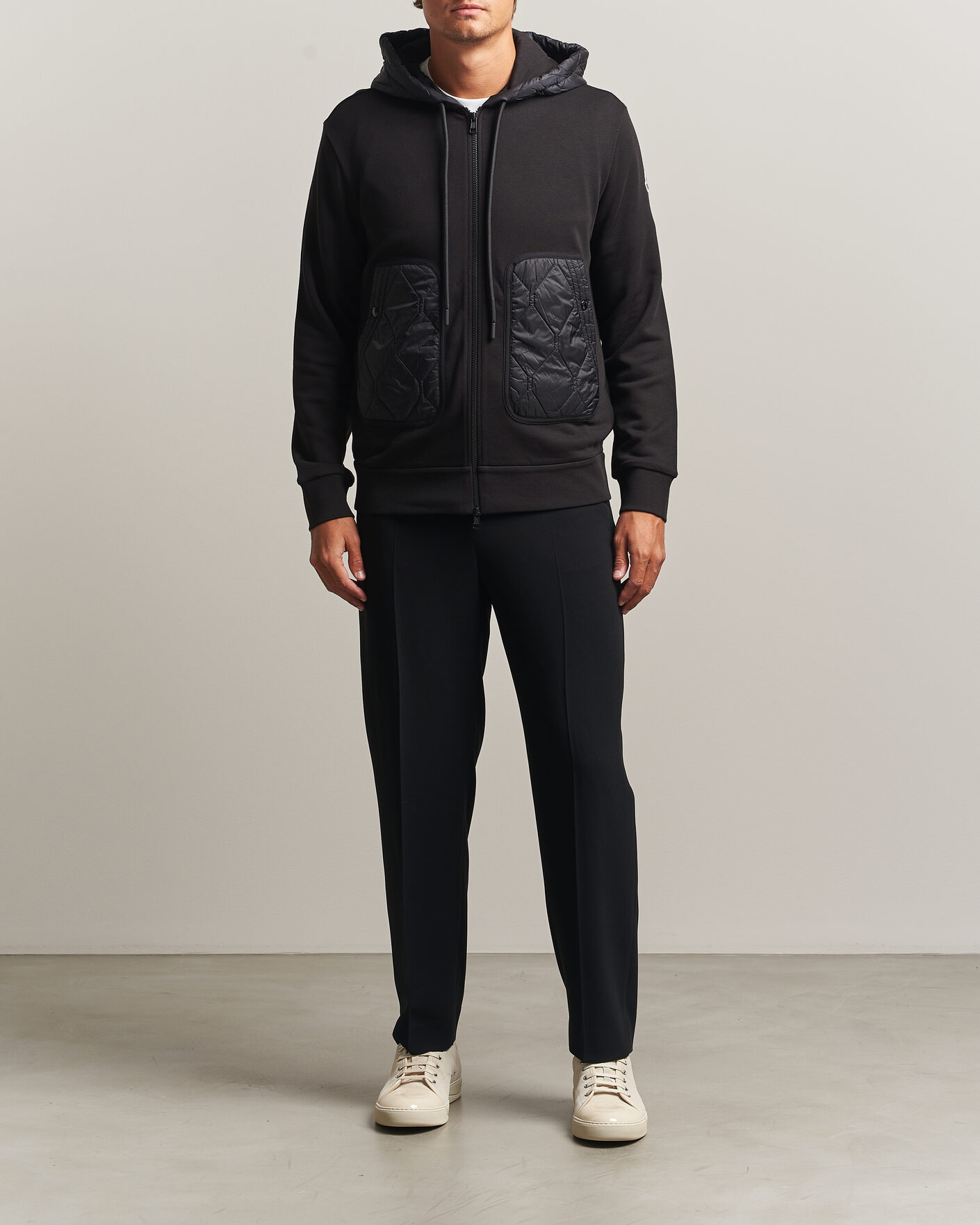 Homme | Pulls Et Tricots | Moncler | Full Zip Hoodie Black