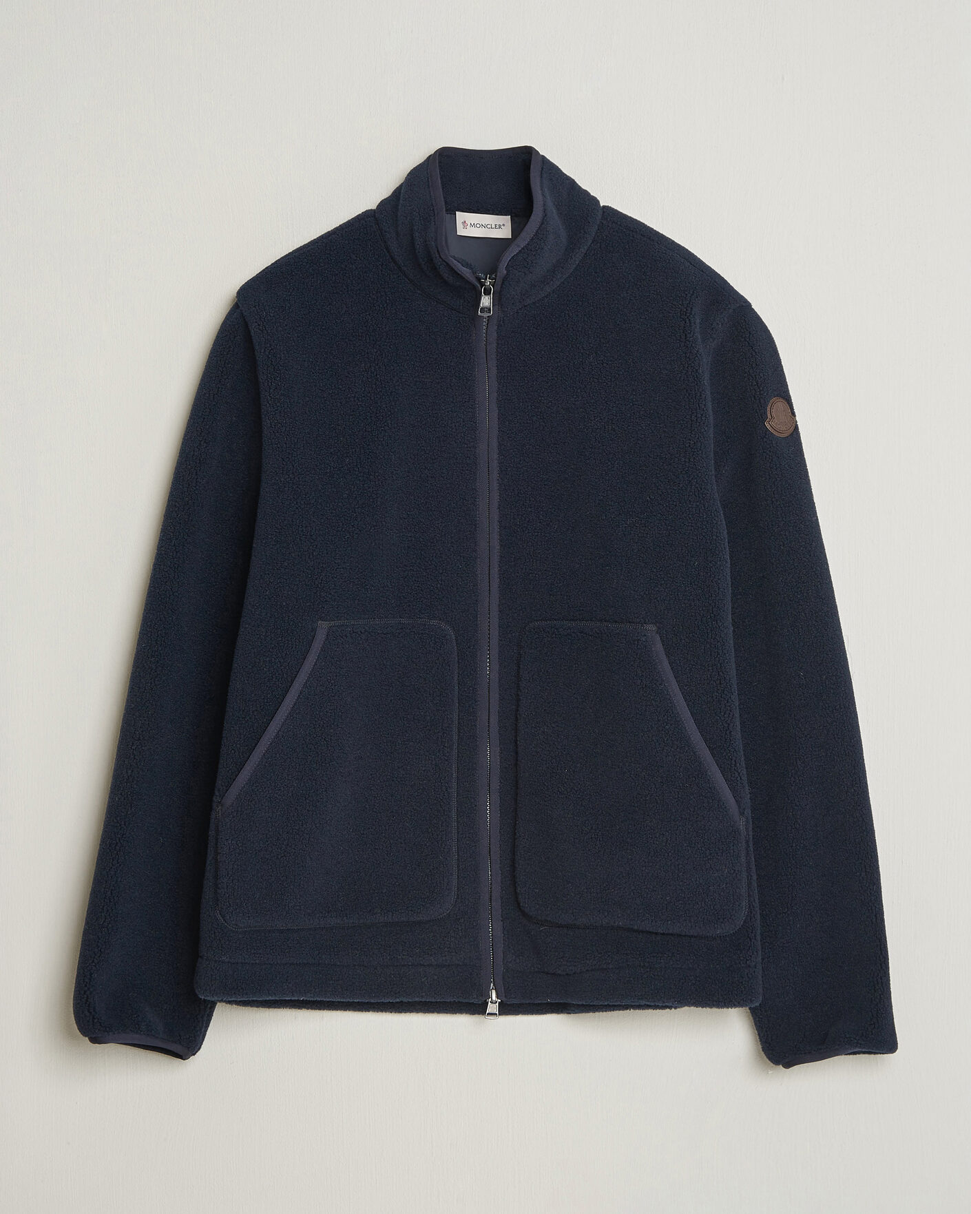 Heren | Truien | Moncler | Full Zip Fleece  Navy