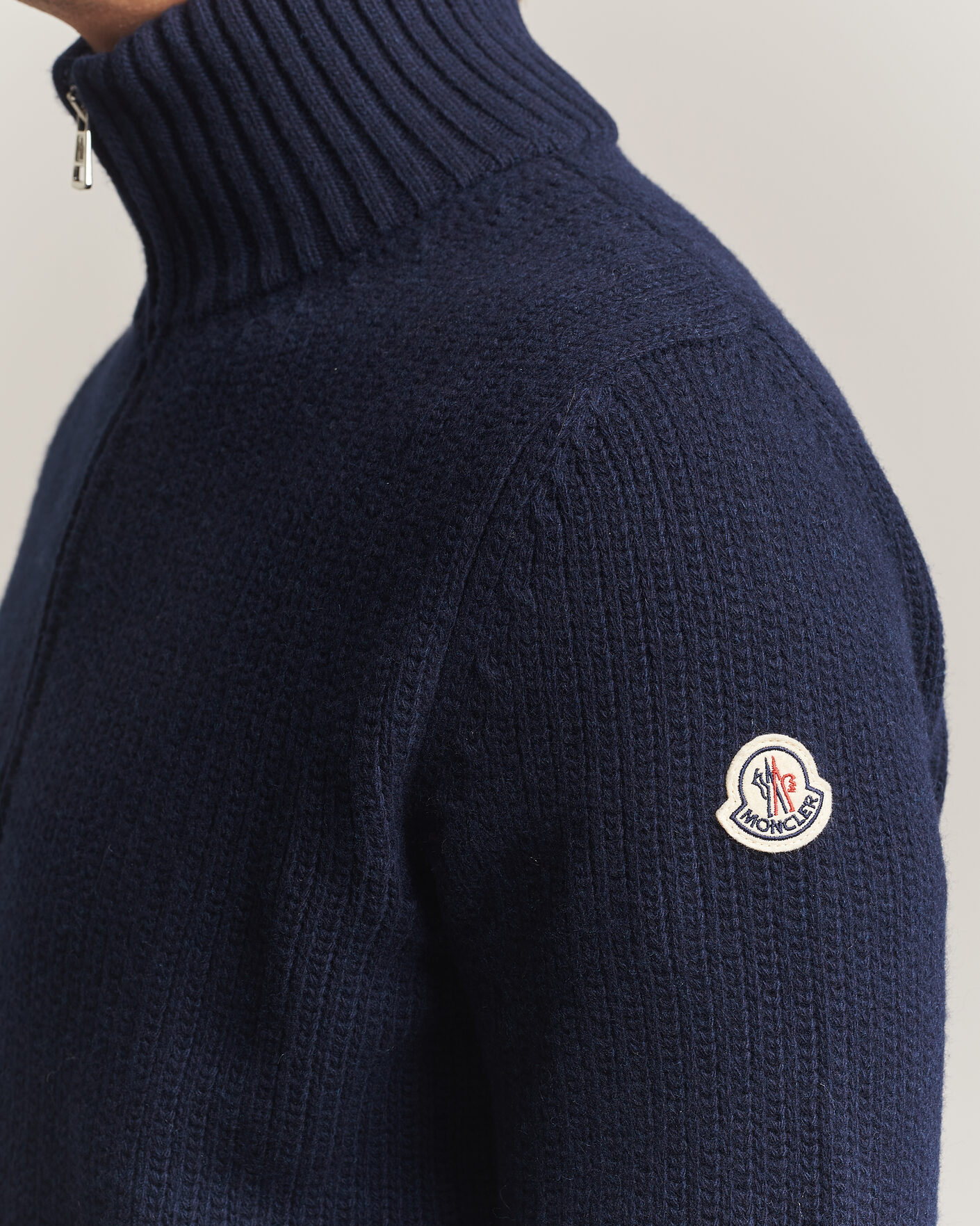 Homme | Pulls Et Tricots | Moncler | Full Zip Cardigan Navy