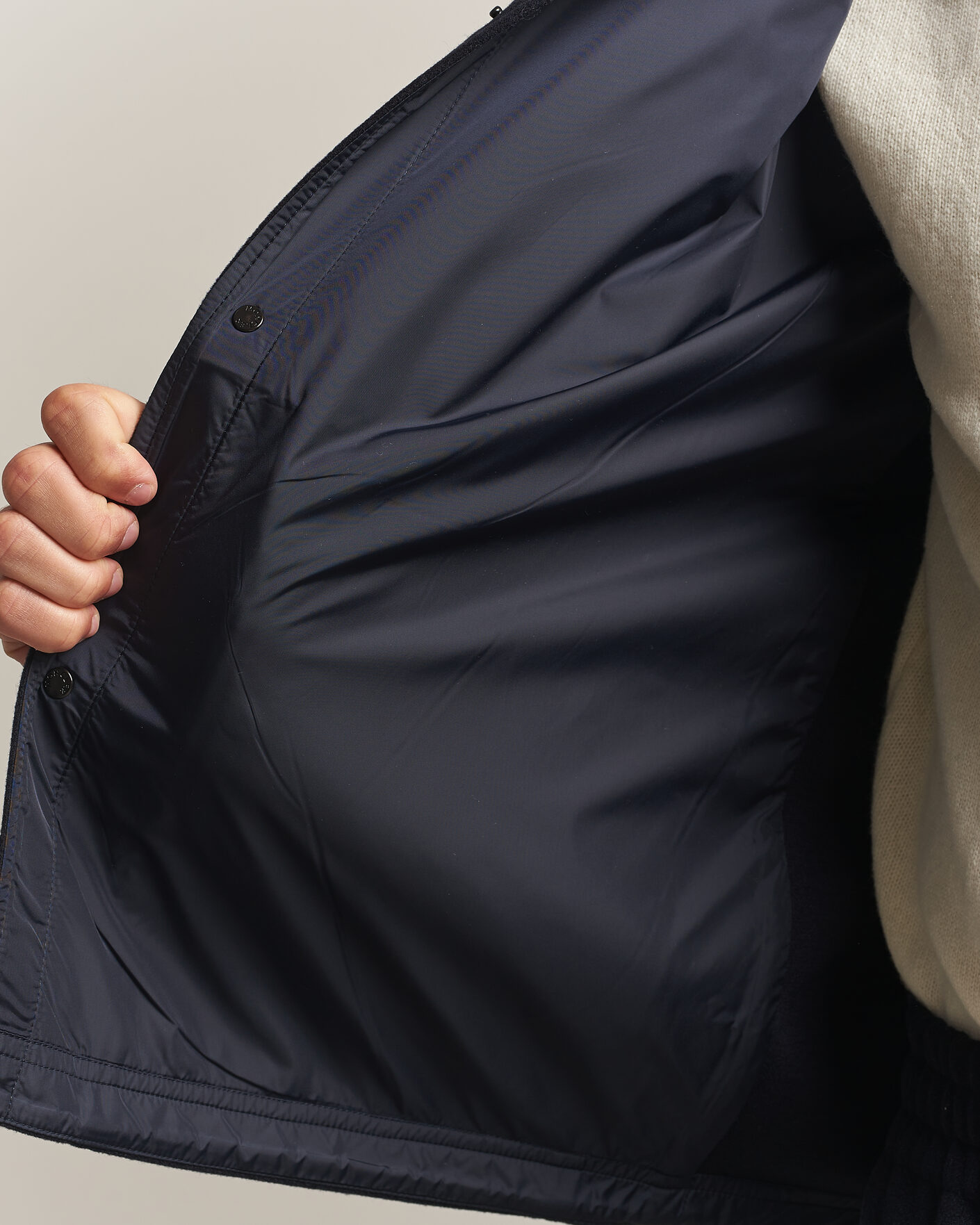 Homme | Manteaux Et Vestes | Moncler Grenoble | Brushed Shirt Jacket Navy