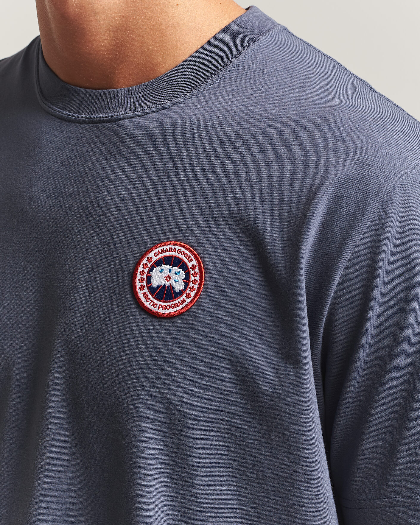 Heren | T-shirts | Canada Goose | Ocra T-Shirt Dusk Blue