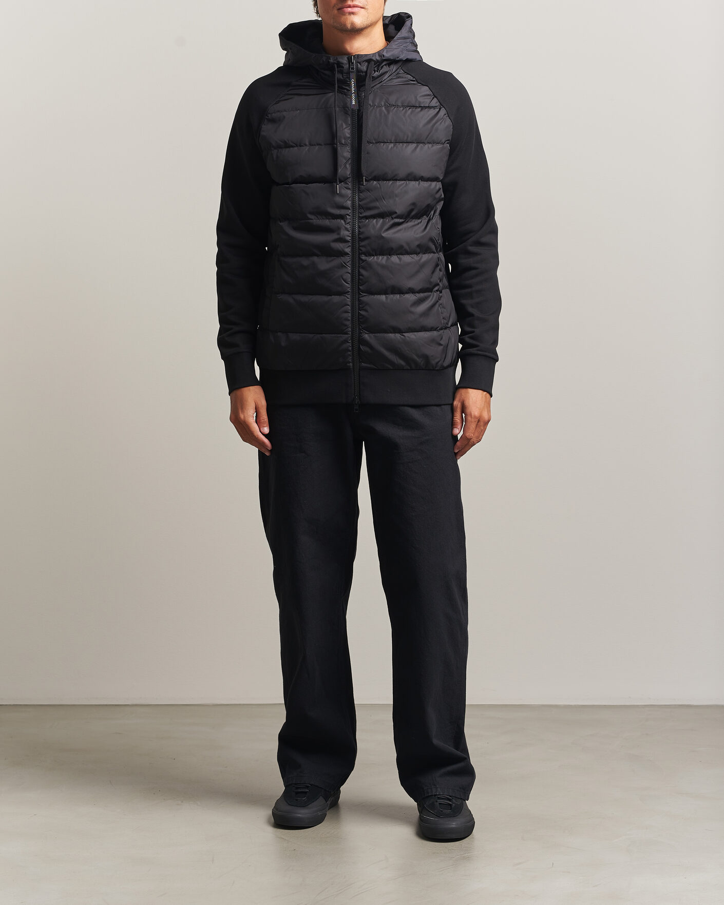 Heren | Jassen | Canada Goose | Hybridge Huron Full Zip Hoody Black