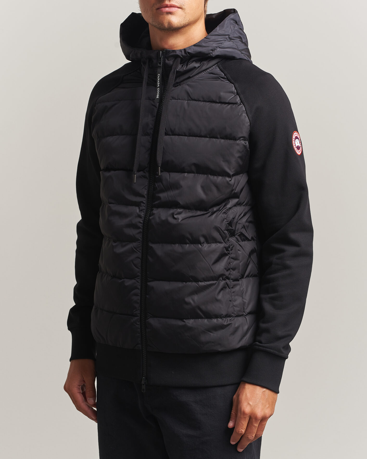 Heren | Jassen | Canada Goose | Hybridge Huron Full Zip Hoody Black