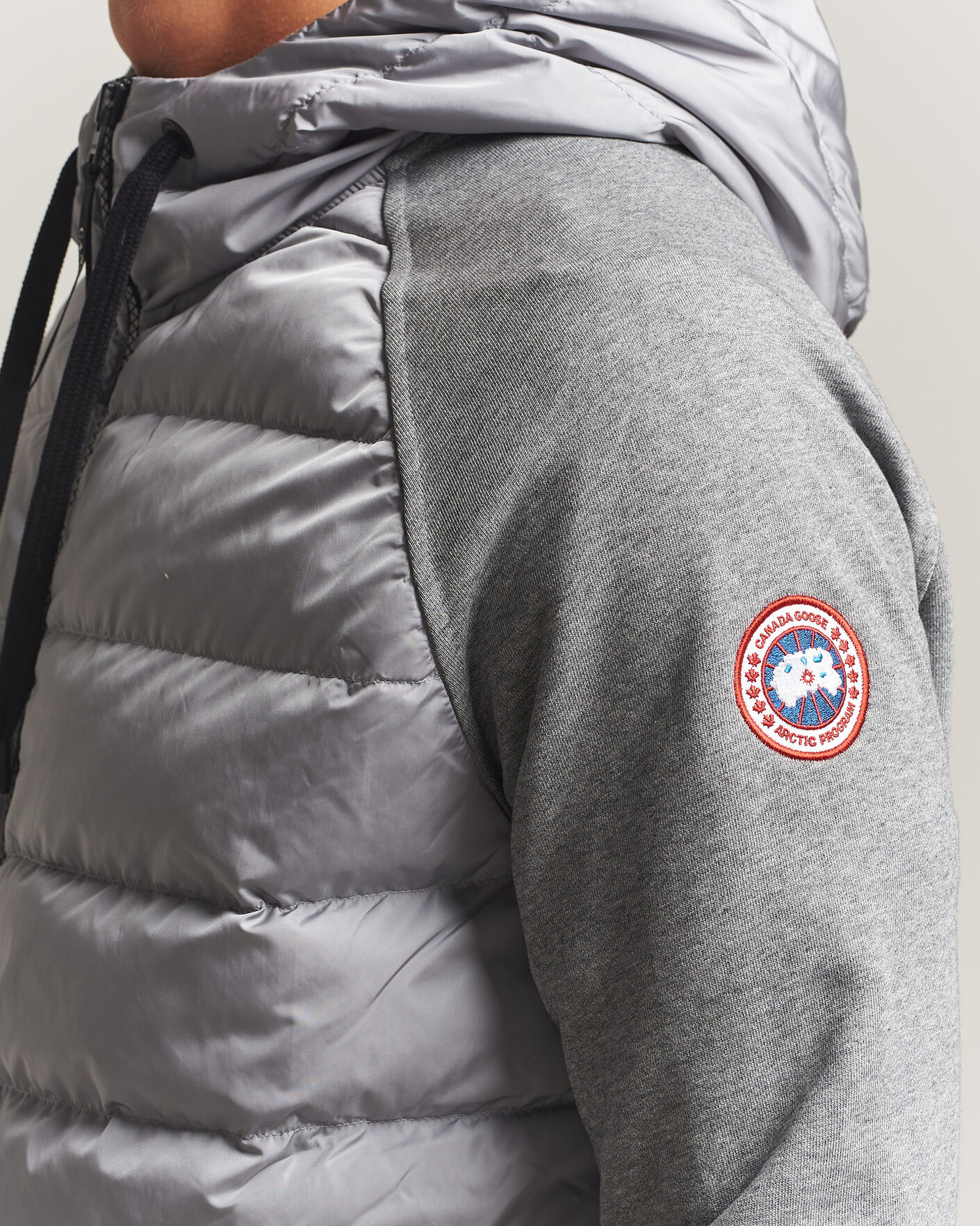 Heren | Jassen | Canada Goose | Hybridge Huron Full Zip Hoody Stone Heather