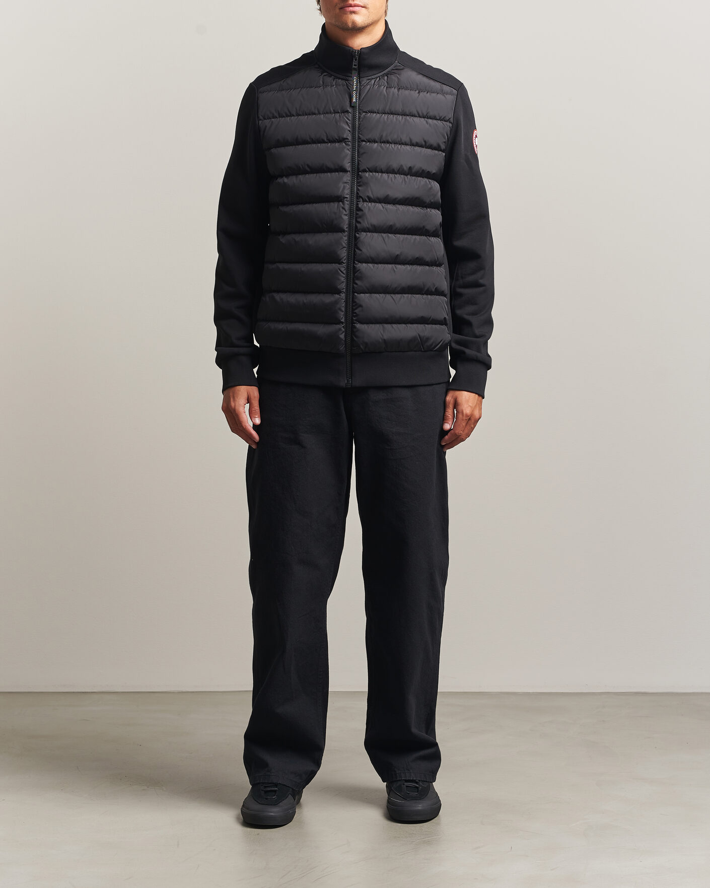 Heren | Jassen | Canada Goose | Hybridge Huron Full Zip Jacket Black