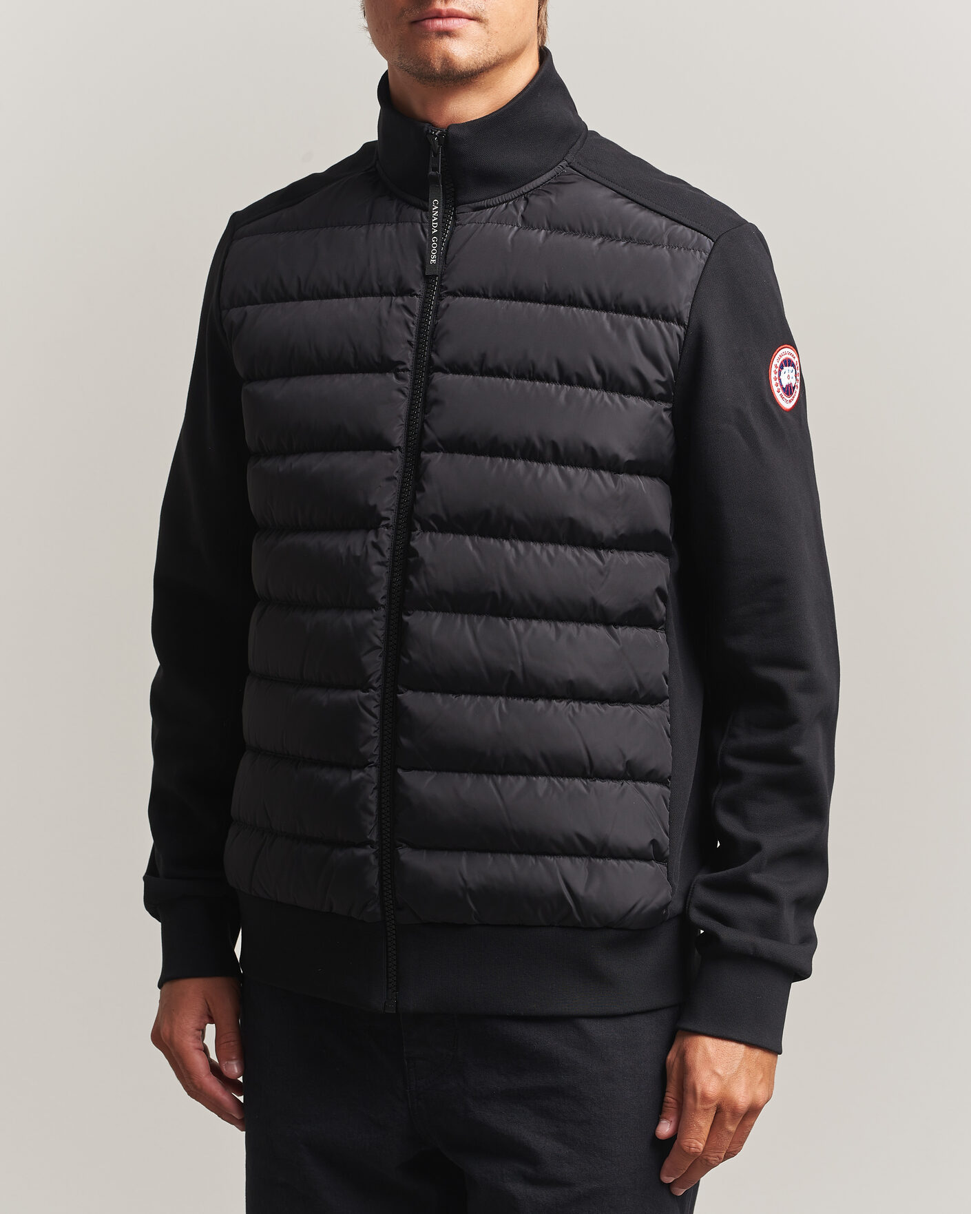 Heren | Jassen | Canada Goose | Hybridge Huron Full Zip Jacket Black