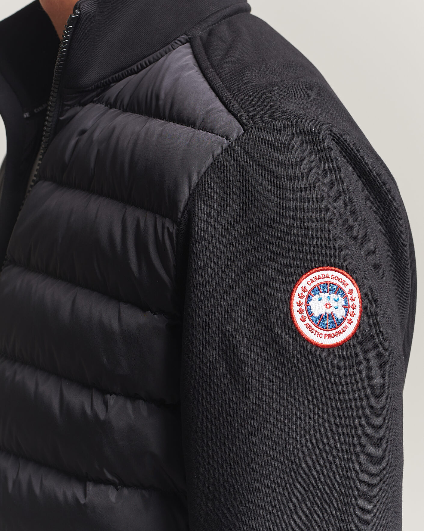 Heren | Jassen | Canada Goose | Hybridge Huron Full Zip Jacket Black