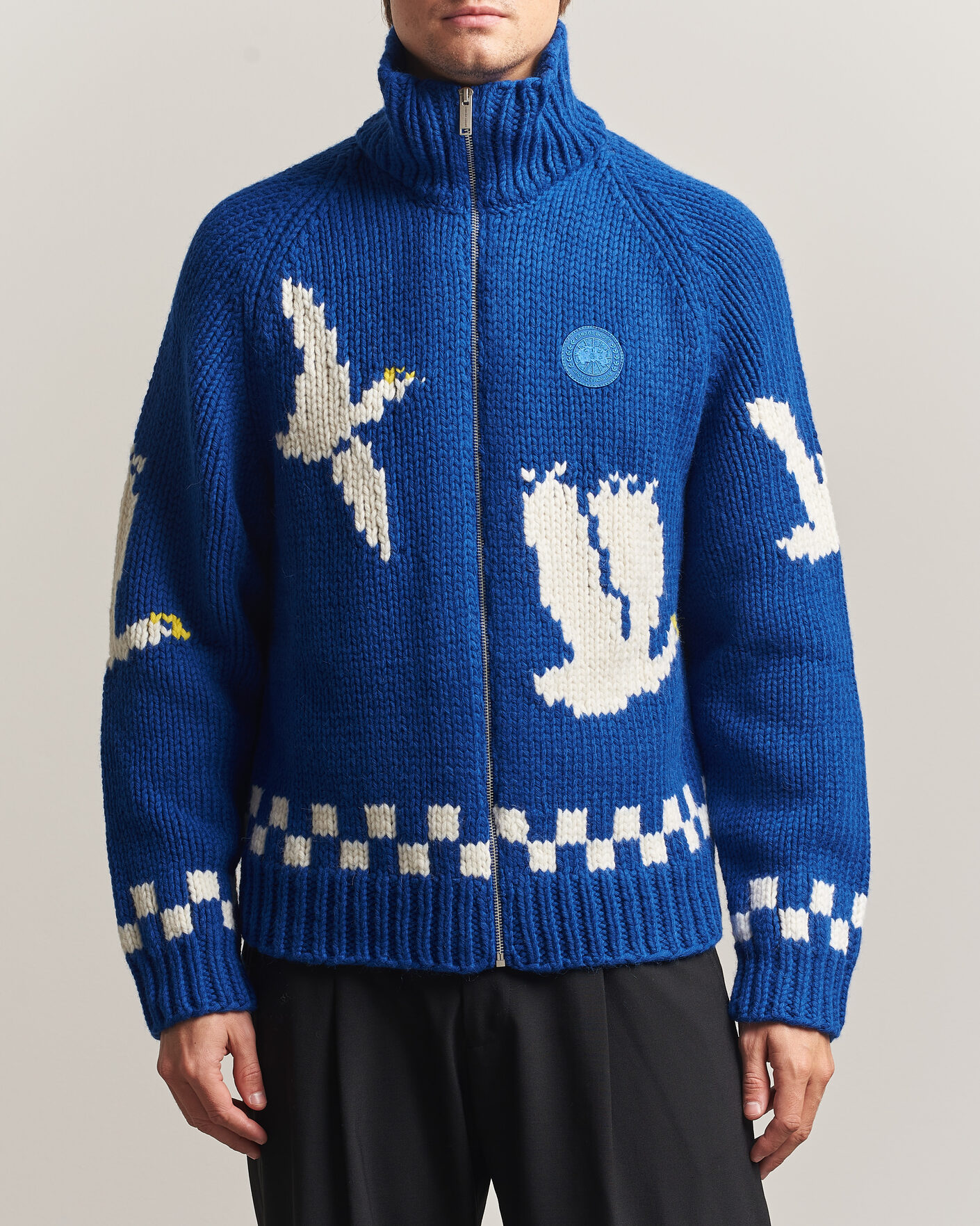 Homme | Pulls Et Tricots | Canada Goose | Moisie Knit Jacket Arctic Goose