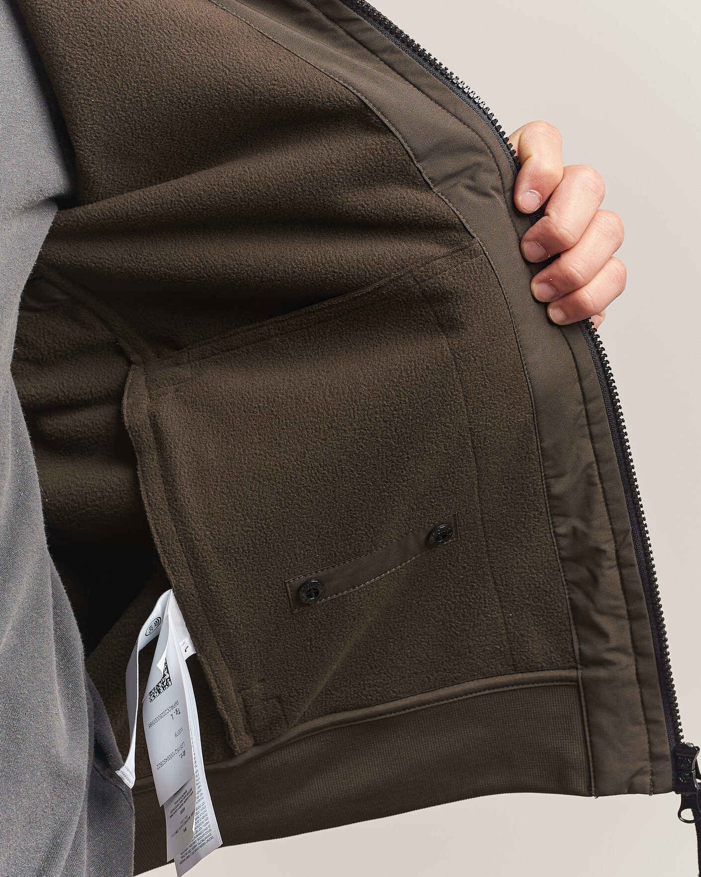 Homme | Manteaux Et Vestes | Stone Island | Short Hooded Soft Shell Jacket Coal Grey