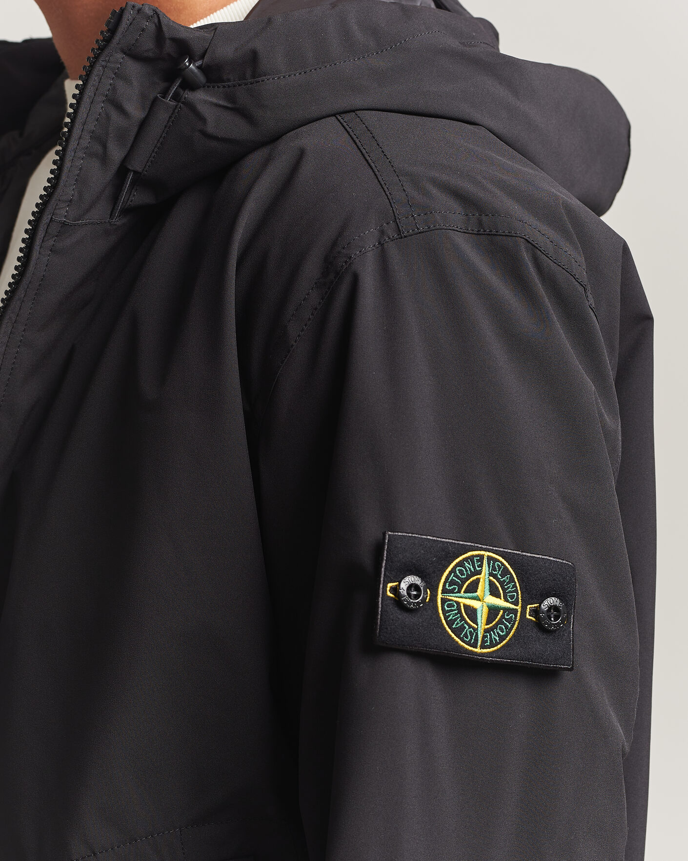 Homme | Manteaux Et Vestes | Stone Island | Short Soft Shell Parka Black