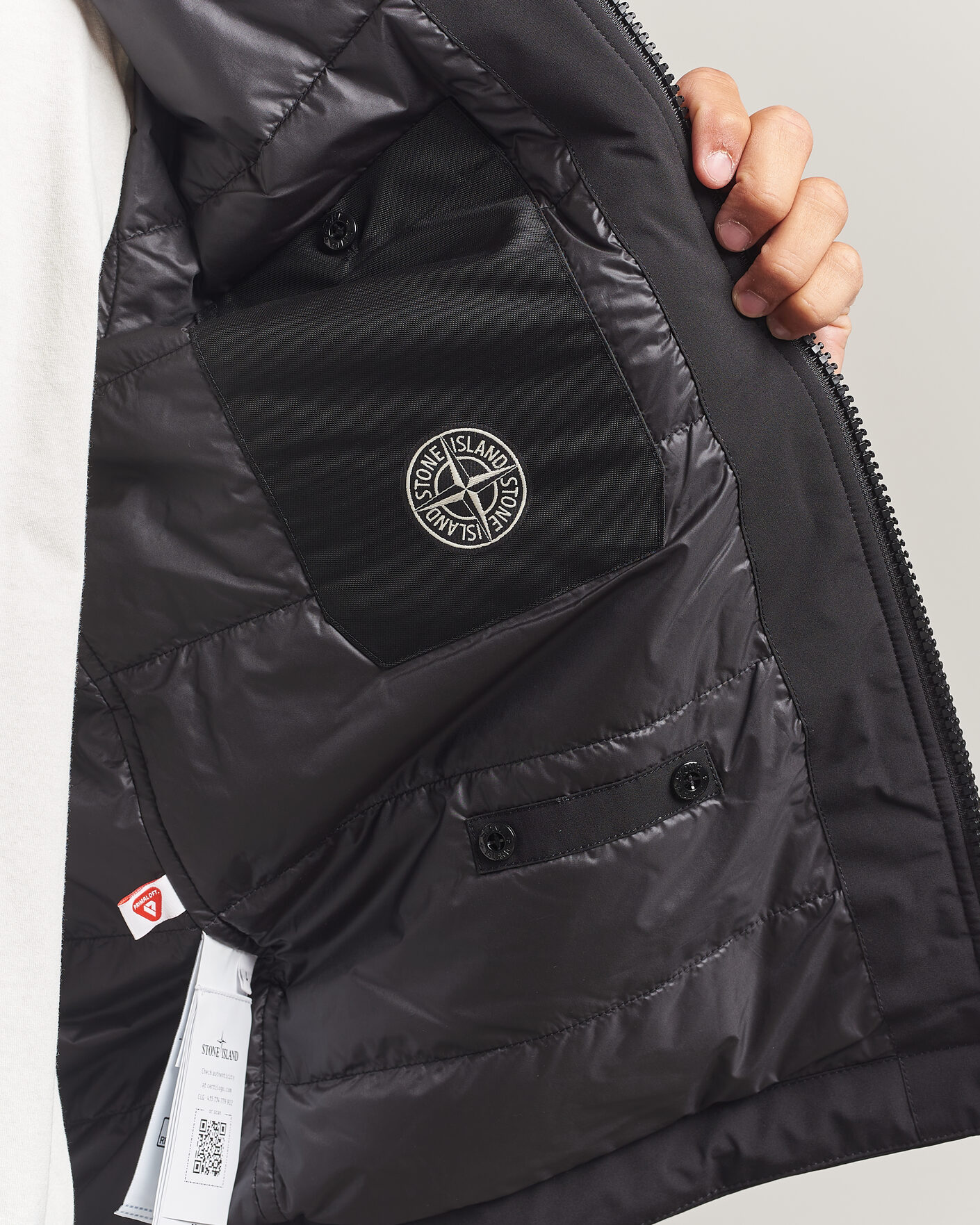 Homme | Manteaux Et Vestes | Stone Island | Short Soft Shell Parka Black