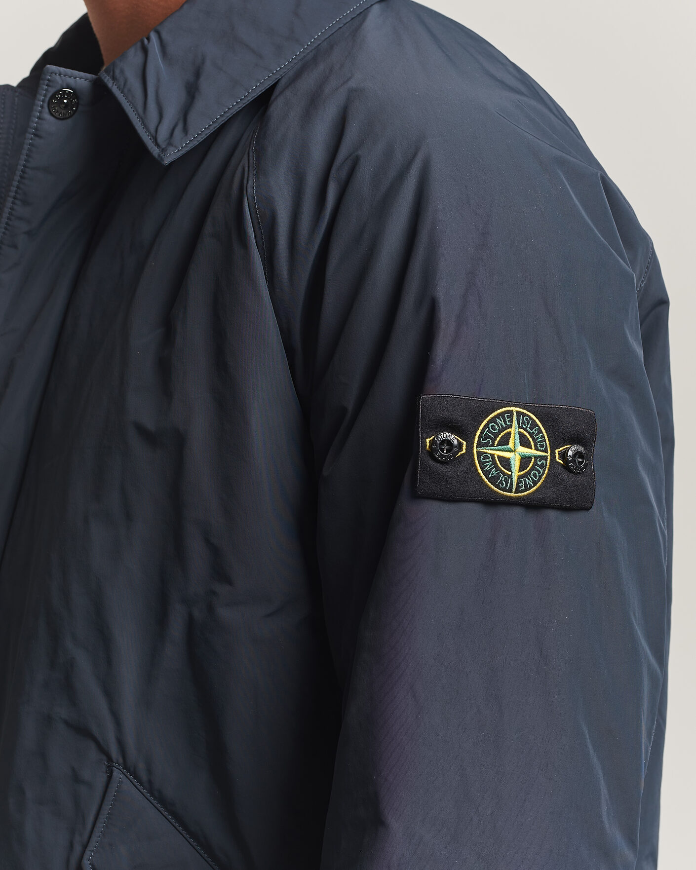 Heren | Jassen | Stone Island | Micro Reps Padded Coat Navy Blue