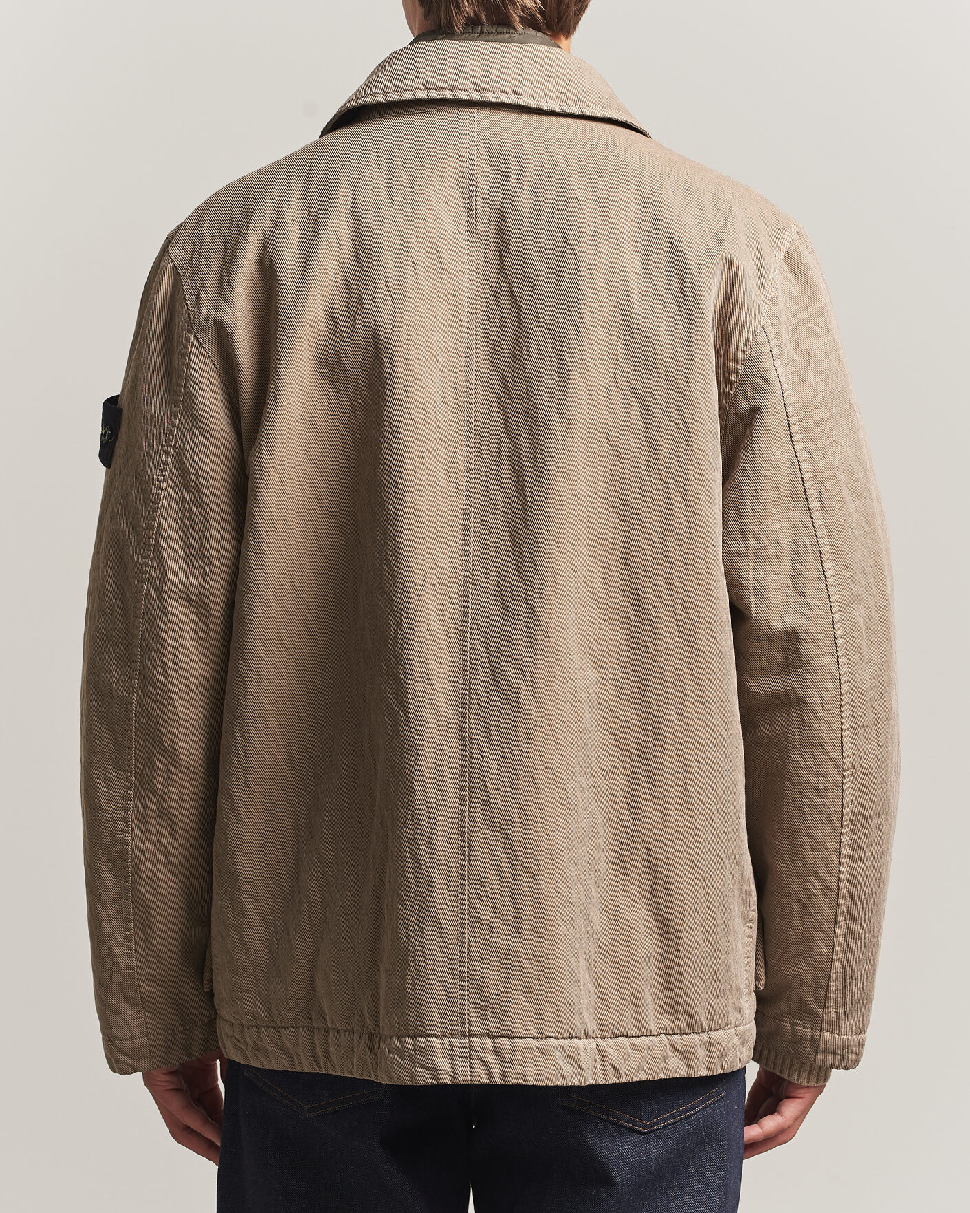 Heren | Jassen | Stone Island | Diagonal Cotton/Wool Field Jacket Biscuit