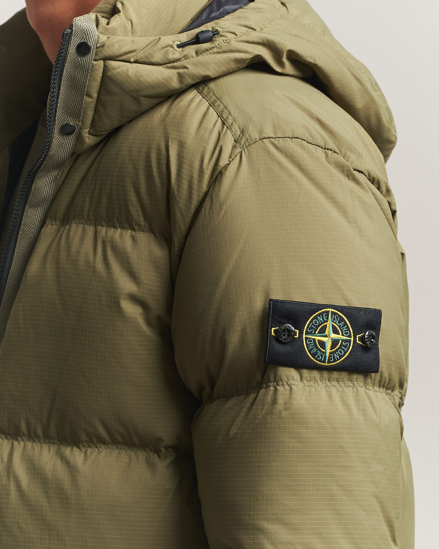 Homme | Manteaux Et Vestes | Stone Island | Matt Ripstop Cordura Down Jacket Green