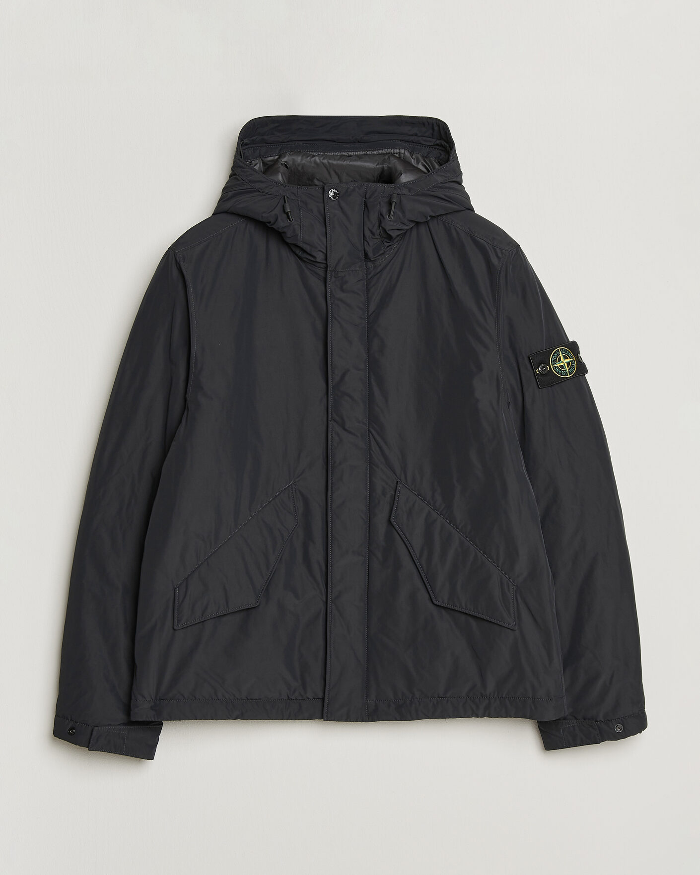 Homme | Manteaux Et Vestes | Stone Island | Micro Twill Hood Jacket Black