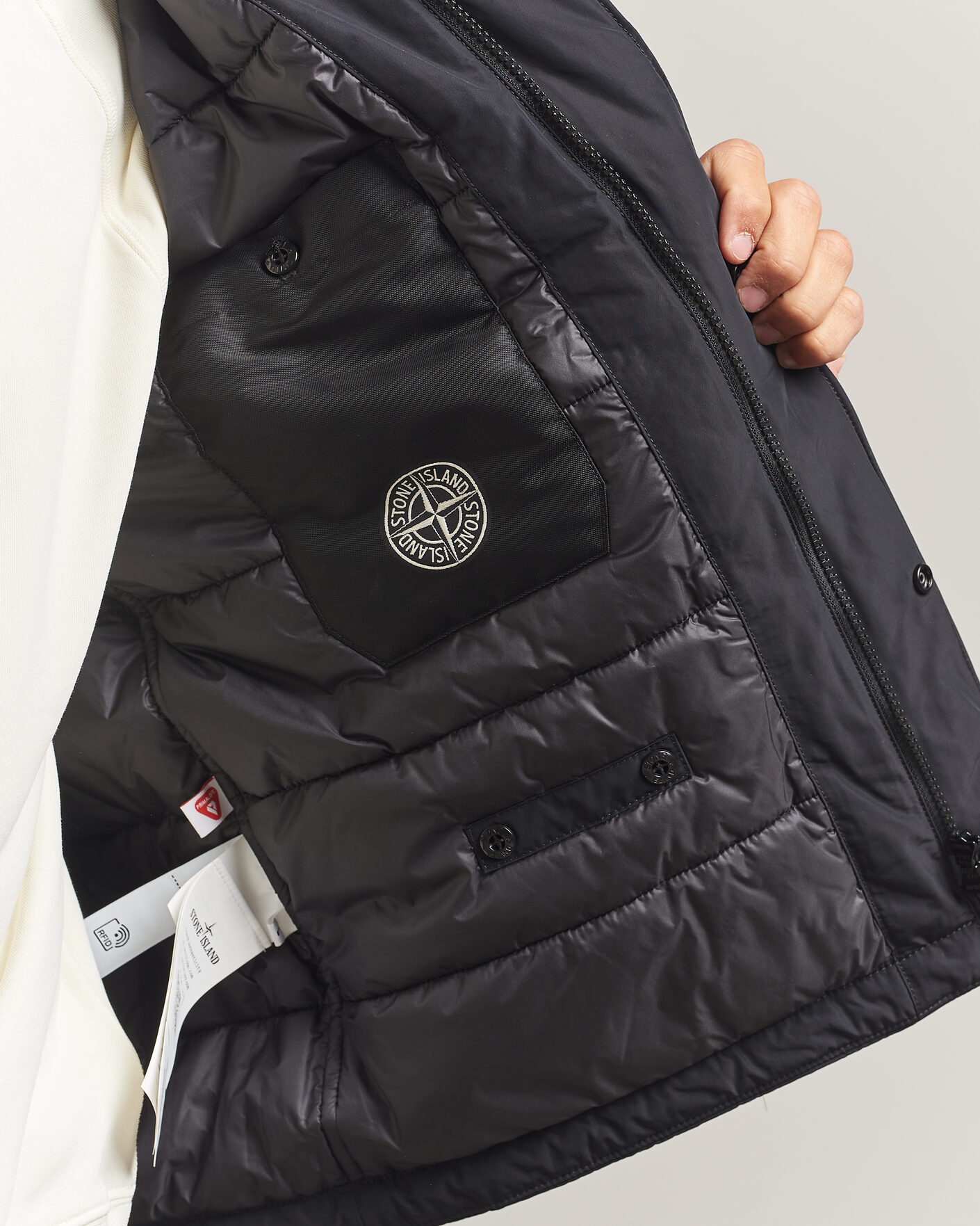 Homme | Manteaux Et Vestes | Stone Island | Micro Twill Hood Jacket Black