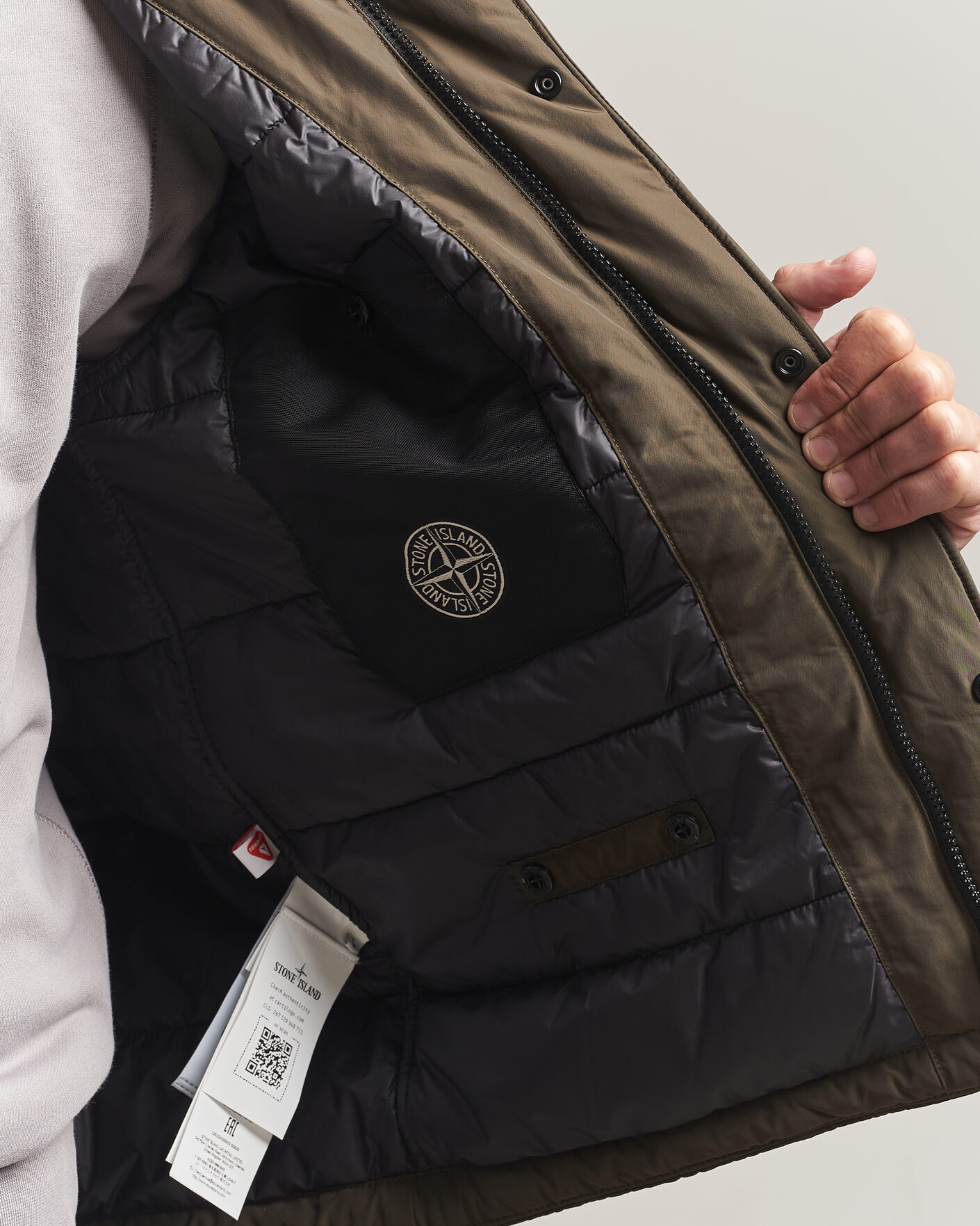 Homme | Manteaux Et Vestes | Stone Island | Micro Twill Hood Jacket Coal Grey