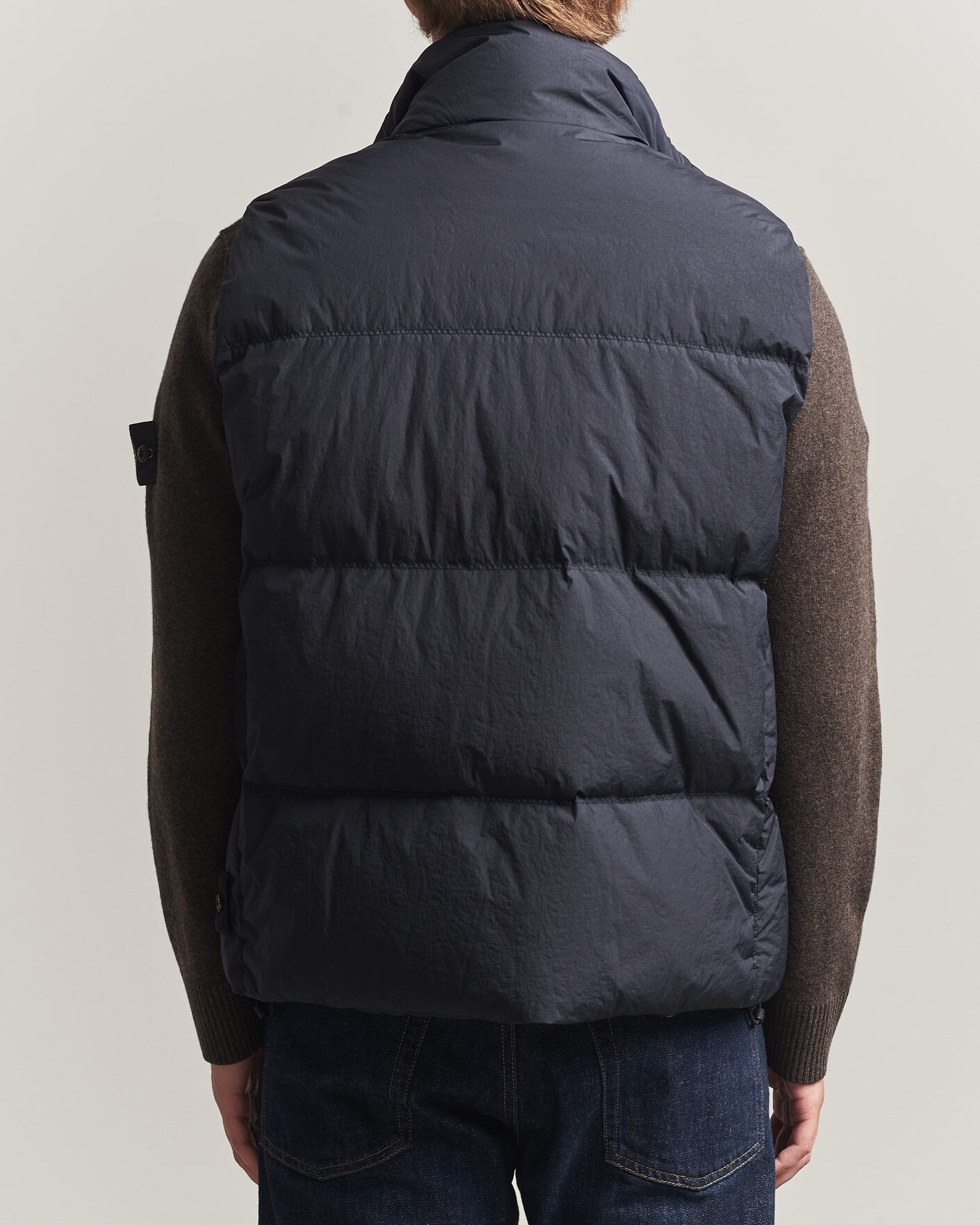 Homme | Gilets | Stone Island | Crinkle Reps Down Vest Navy Blue