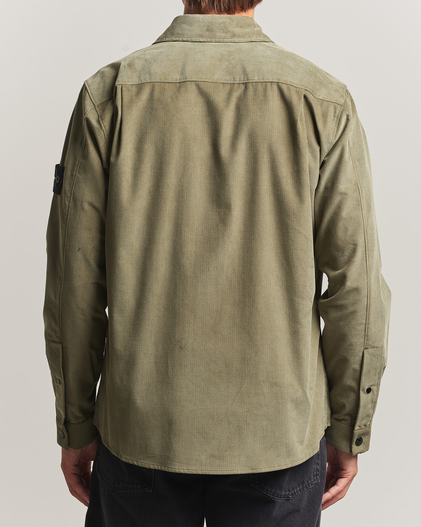 Homme | Chemises | Stone Island | Micro Cord Overshirt Miltary Green