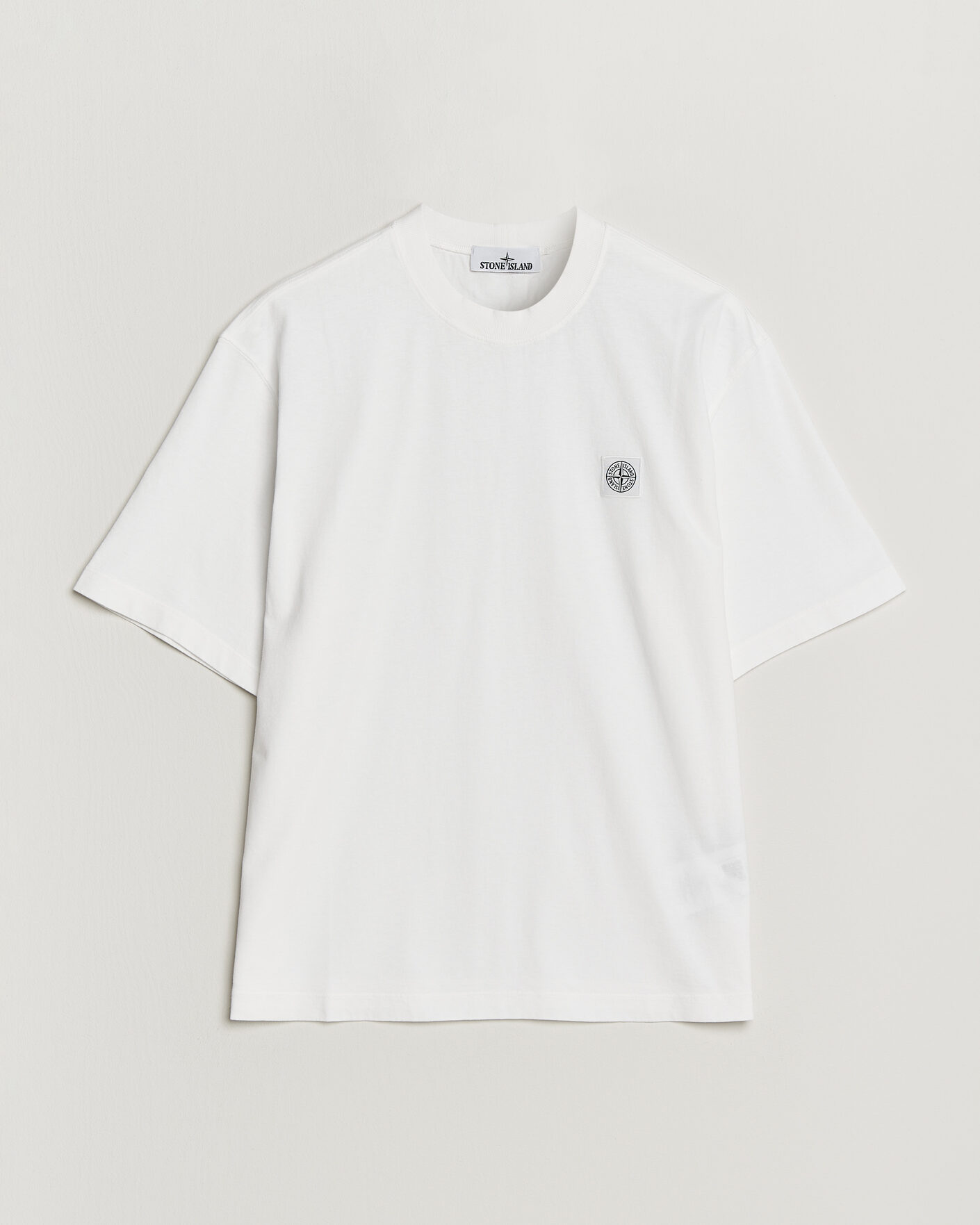 Heren | T-shirts | Stone Island | Combed Organic Cotton T-Shirt White