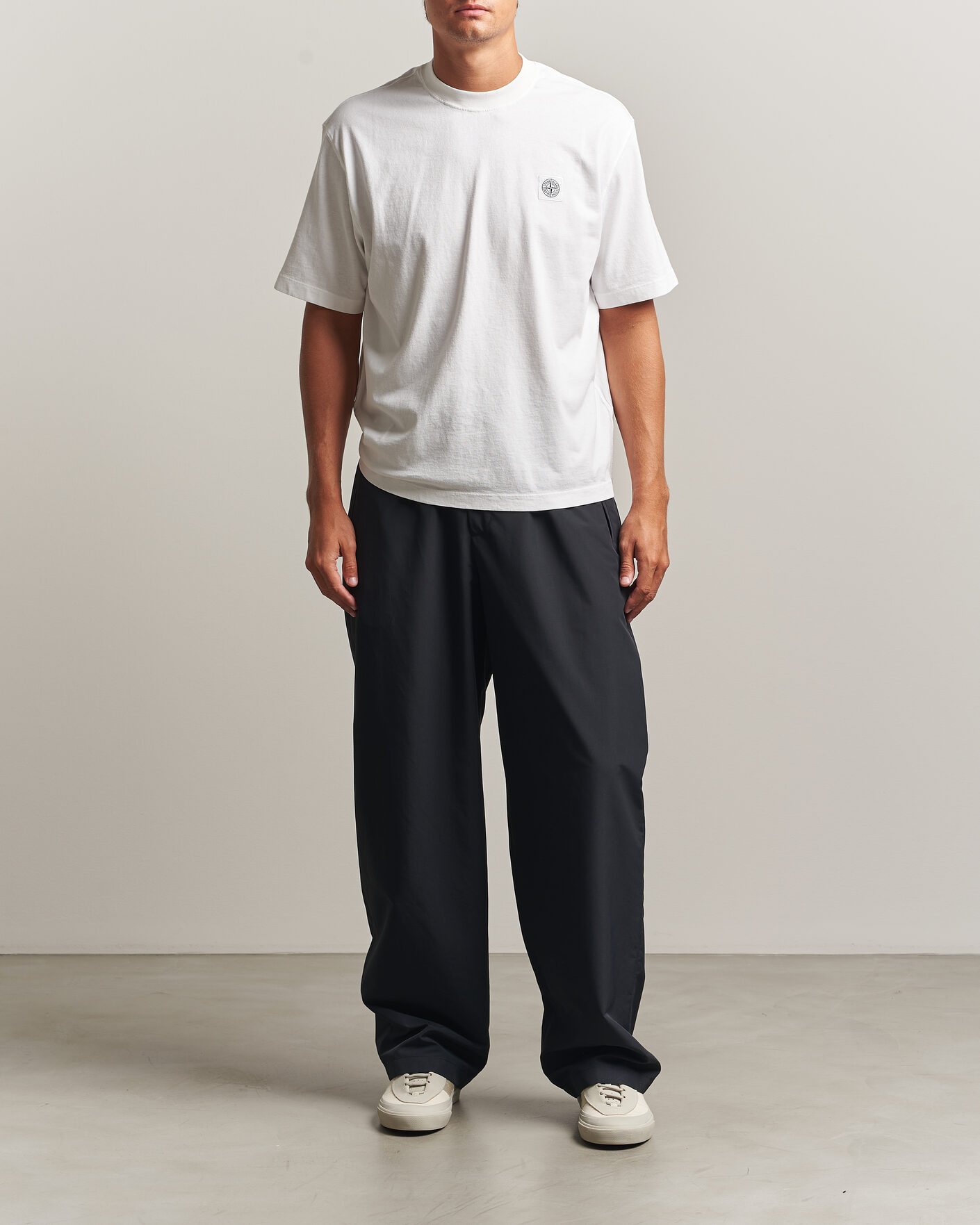Heren | T-shirts | Stone Island | Combed Organic Cotton T-Shirt White