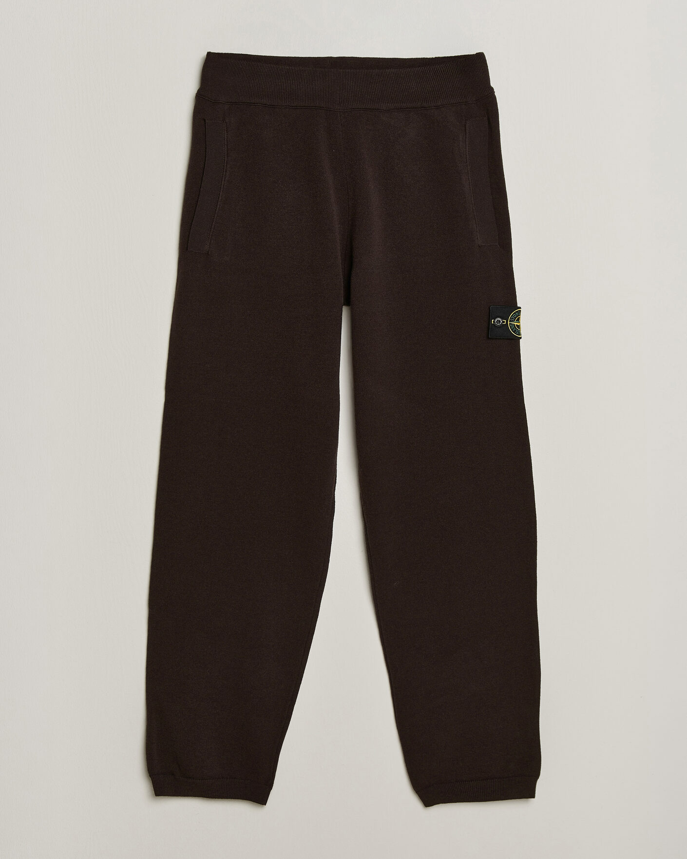 Homme | Pantalons | Stone Island | Plush Stitch Stretch Wool Pants Coal Grey