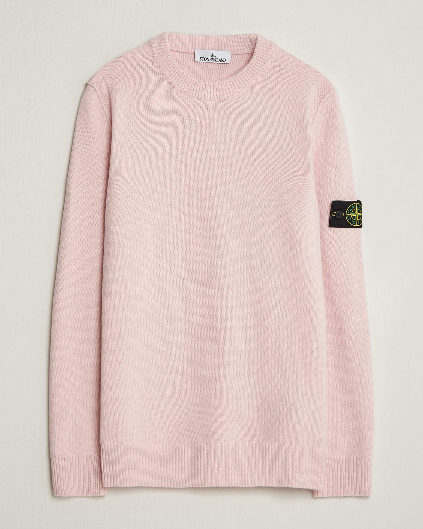 Homme | Pulls Et Tricots | Stone Island | Knitted Lambswool Crew Neck Antique Rose