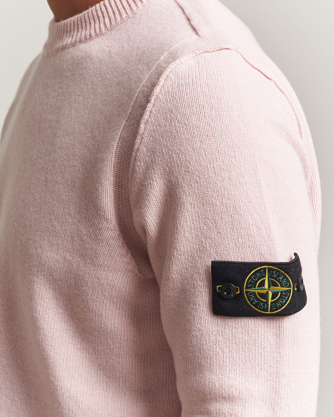 Homme | Pulls Et Tricots | Stone Island | Knitted Lambswool Crew Neck Antique Rose
