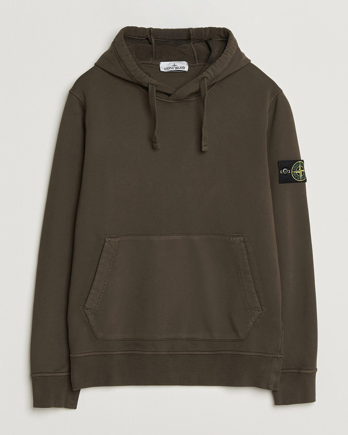 Homme | Pulls Et Tricots | Stone Island | Garment Dyed Fleece Hood Coal Grey