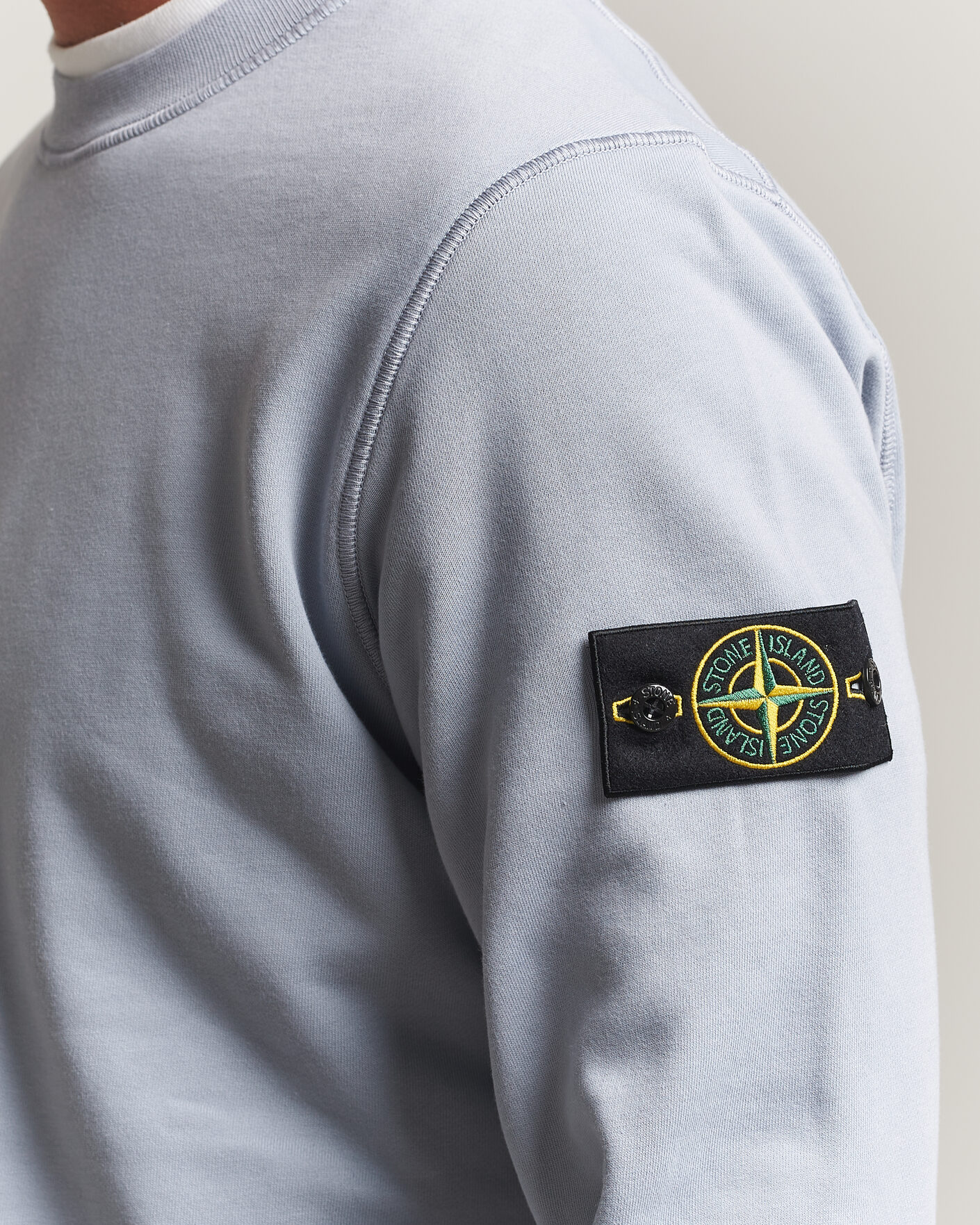 Heren | Truien | Stone Island | Garment Dyed Fleece Sweatshirt Ash Grey