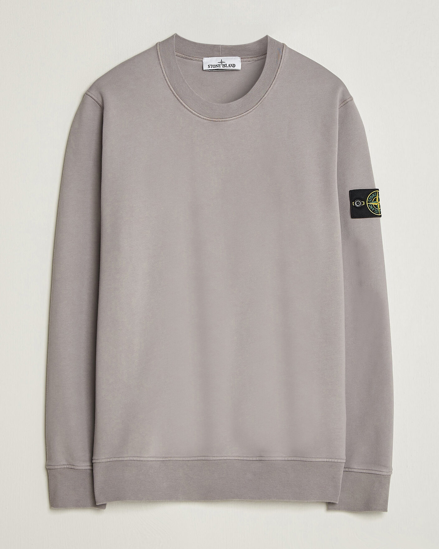 Heren | Truien | Stone Island | Garment Dyed Fleece Sweatshirt Grey