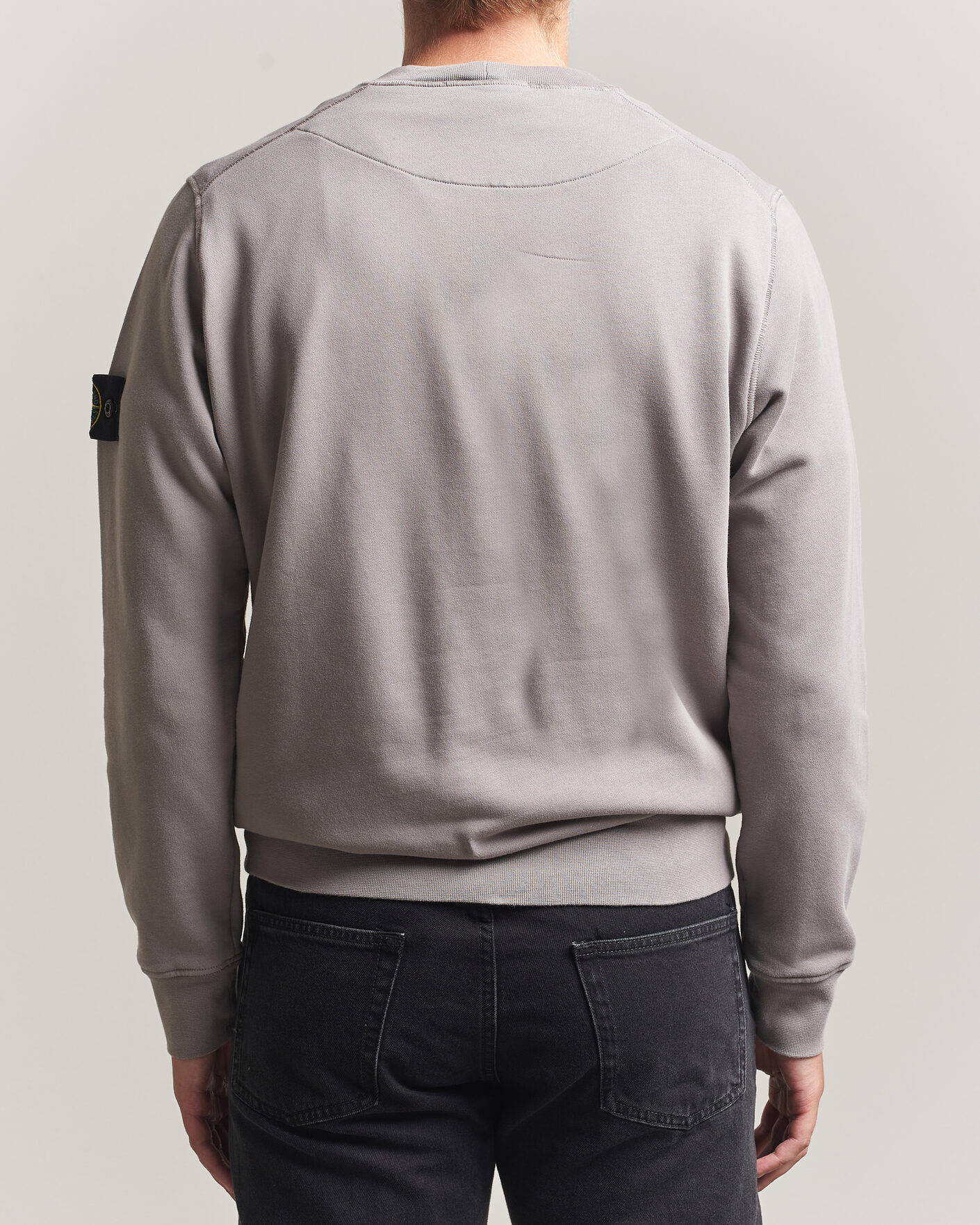 Heren | Truien | Stone Island | Garment Dyed Fleece Sweatshirt Grey