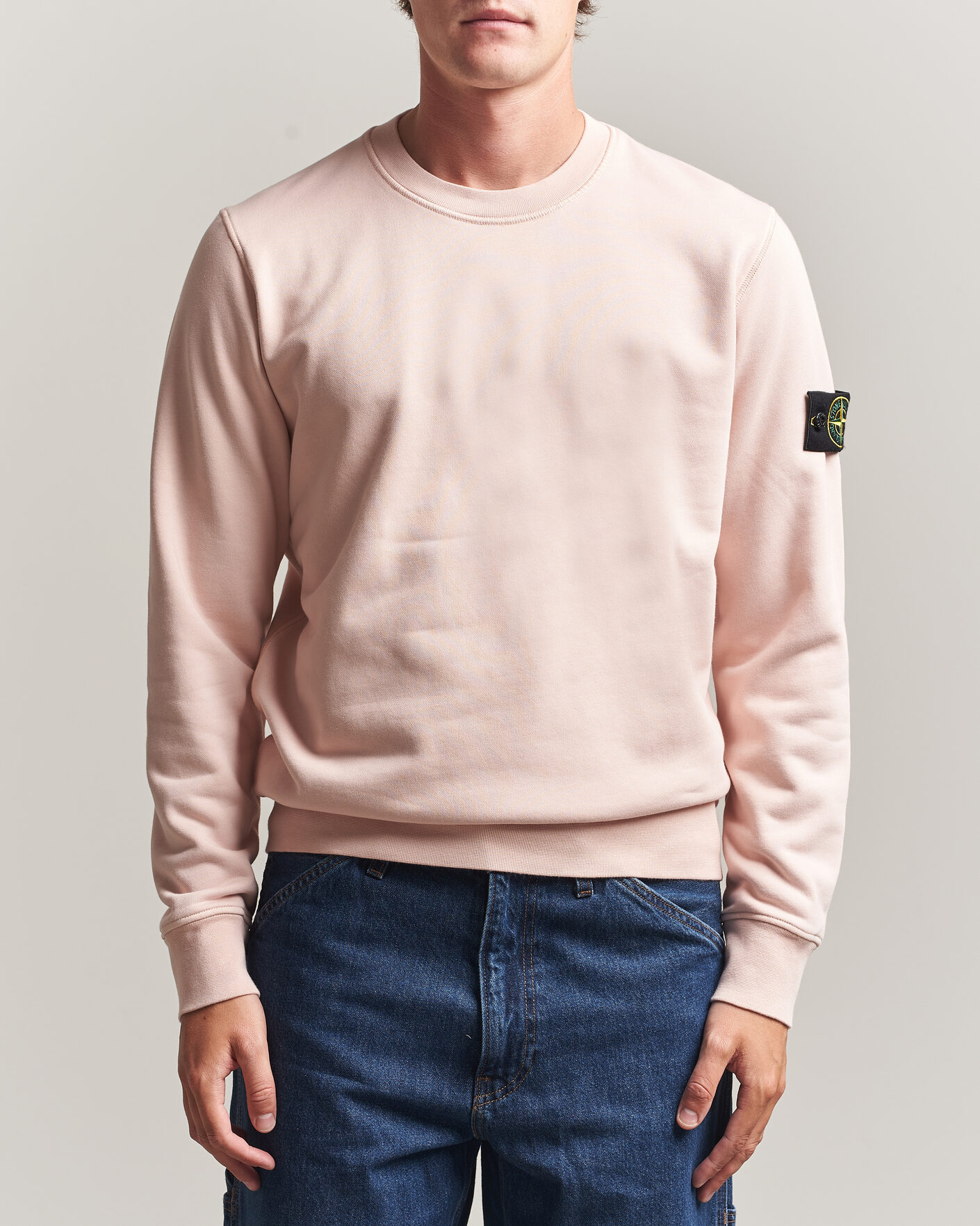 Homme | Pulls Et Tricots | Stone Island | Garment Dyed Fleece Sweatshirt Antique Rose