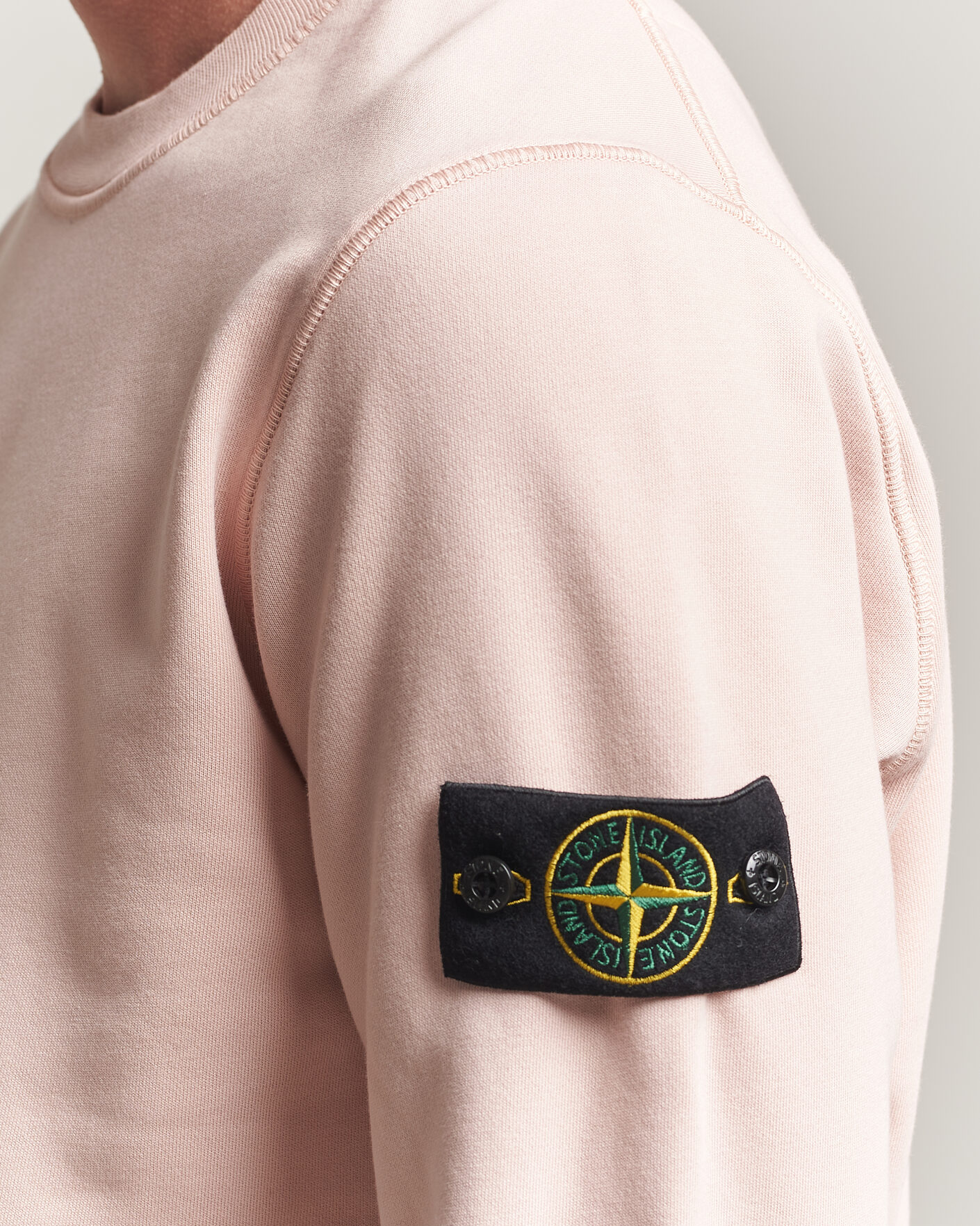 Homme | Pulls Et Tricots | Stone Island | Garment Dyed Fleece Sweatshirt Antique Rose