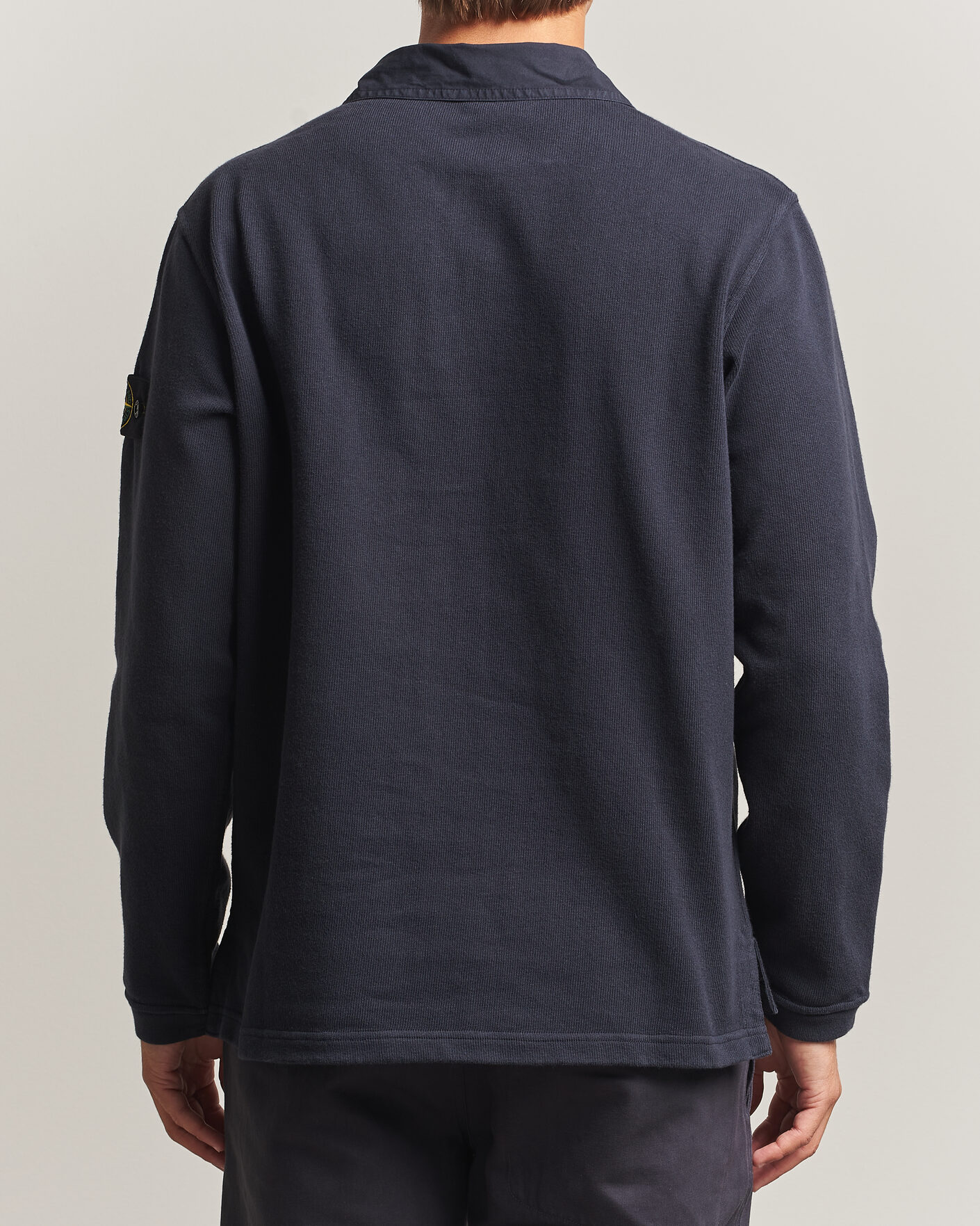 Heren | Truien | Stone Island | Heavy Cotton Jersey Polo Blue Navy
