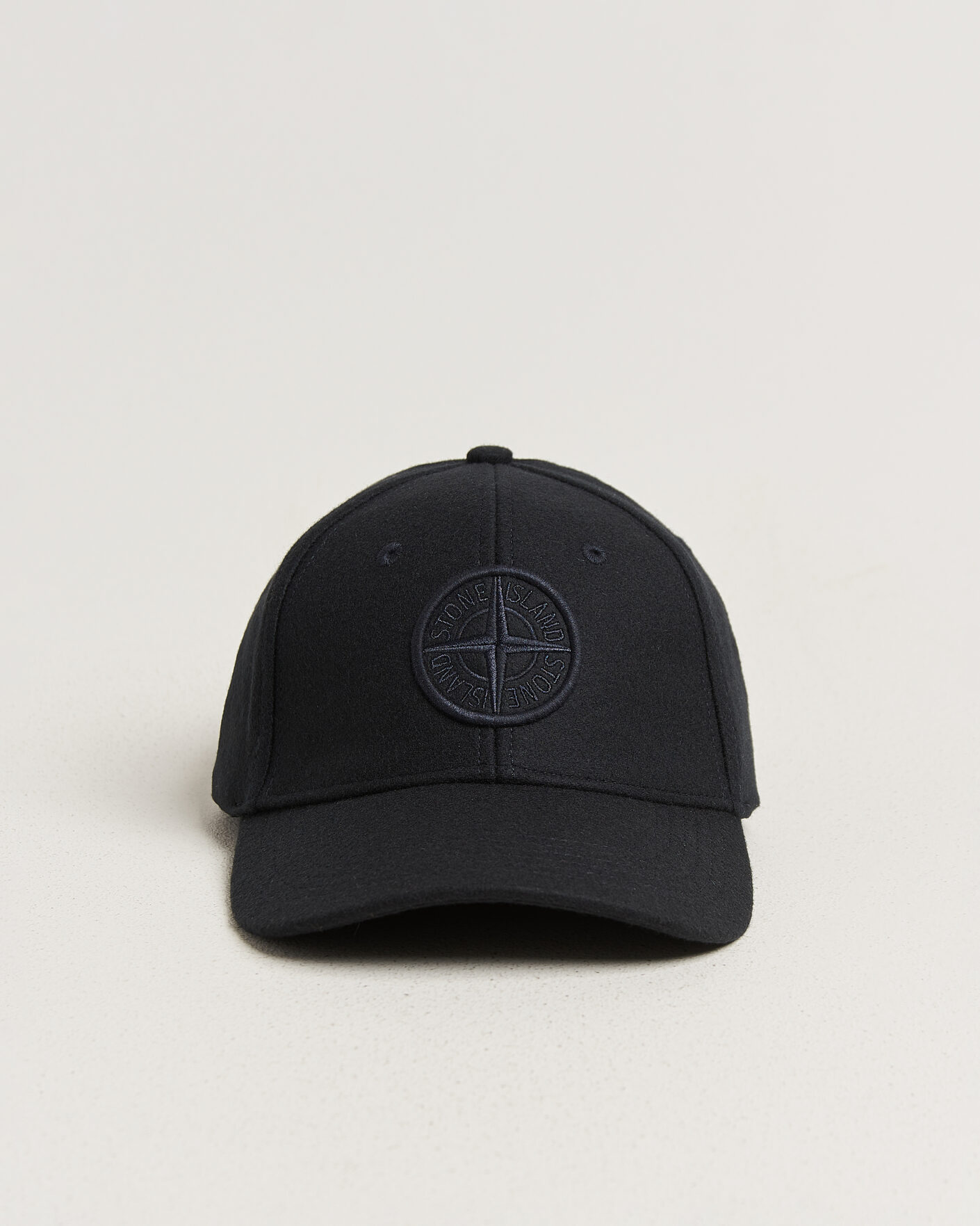 Heren | Hoeden en petten | Stone Island | Wool/Nylon Flannel Cap Navy Blue