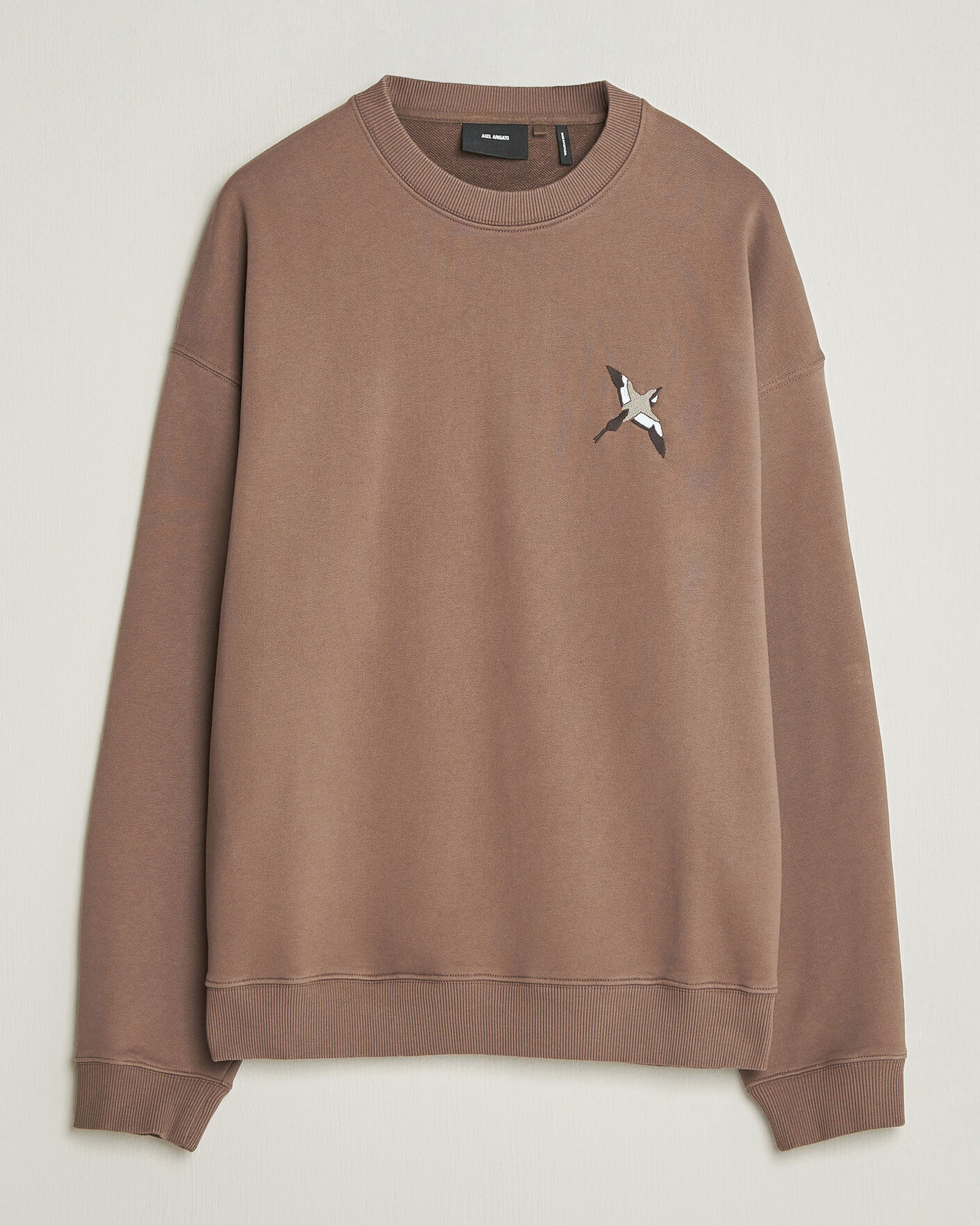 Heren | Truien | Axel Arigato | Micro Bee Bird Sweatshirt Coffee Brown