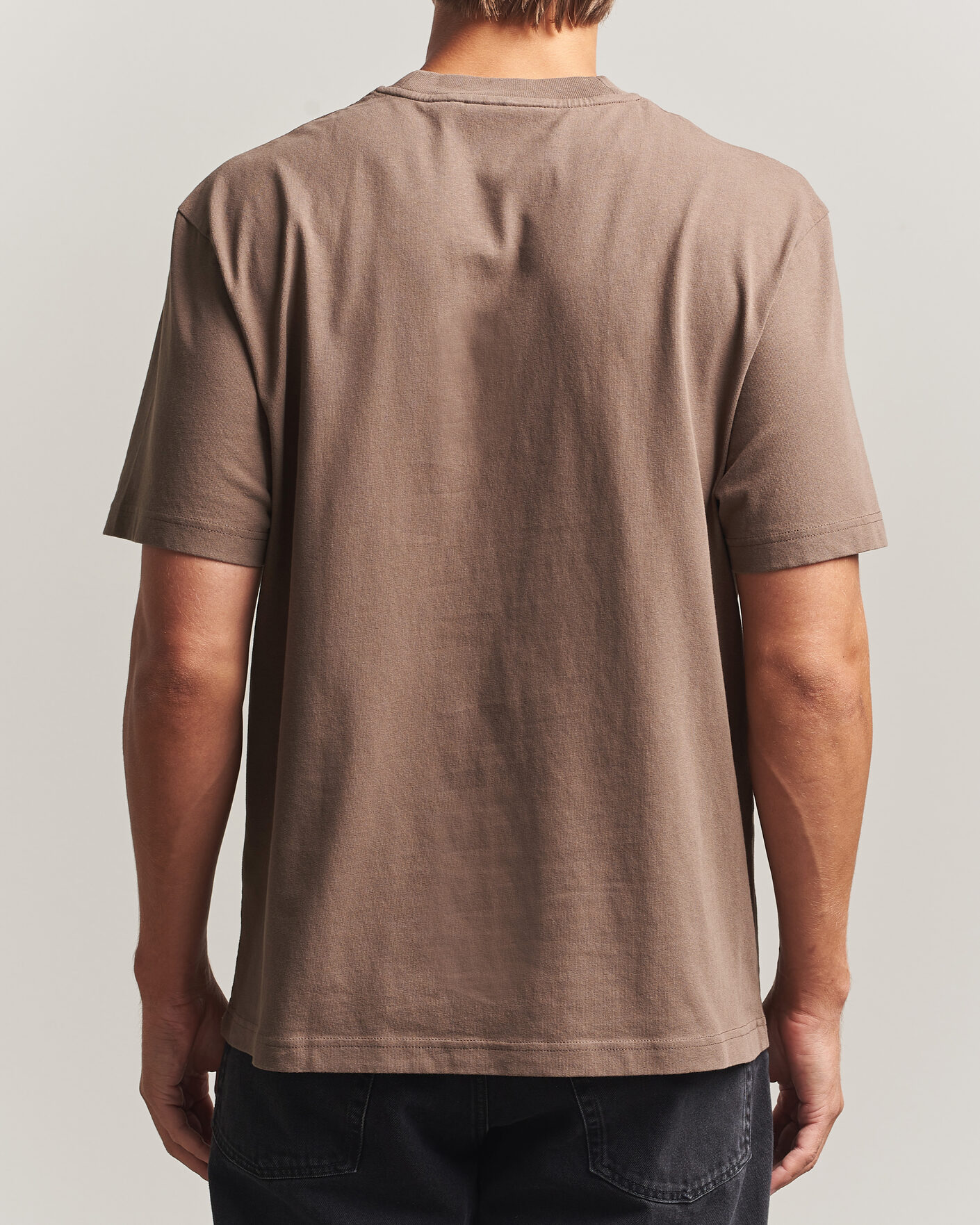 Heren | T-shirts | Axel Arigato | Micro Bee Birt T-Shirt Coffee Brown
