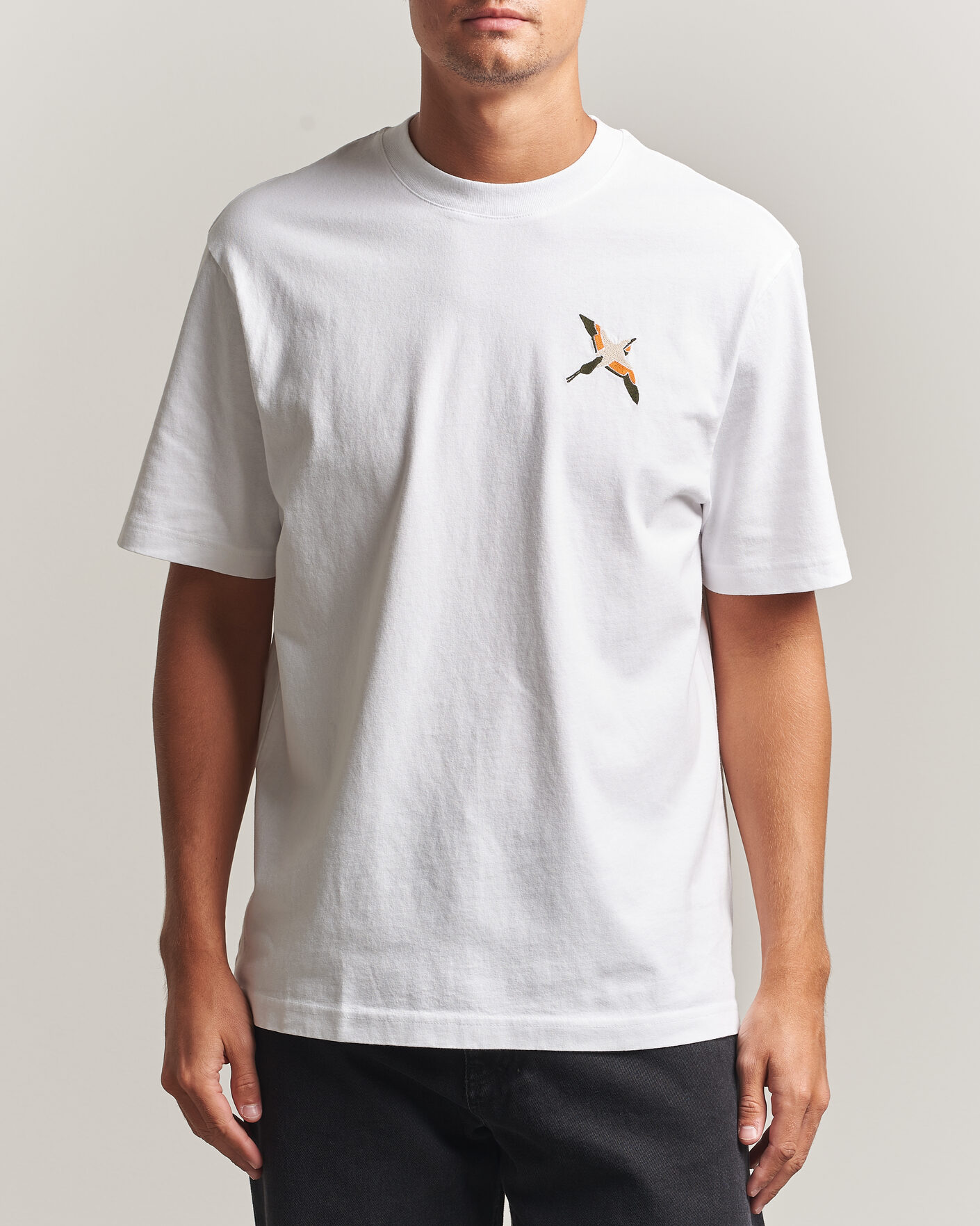 Homme | T-shirts | Axel Arigato | Micro Bee Birt T-Shirt White