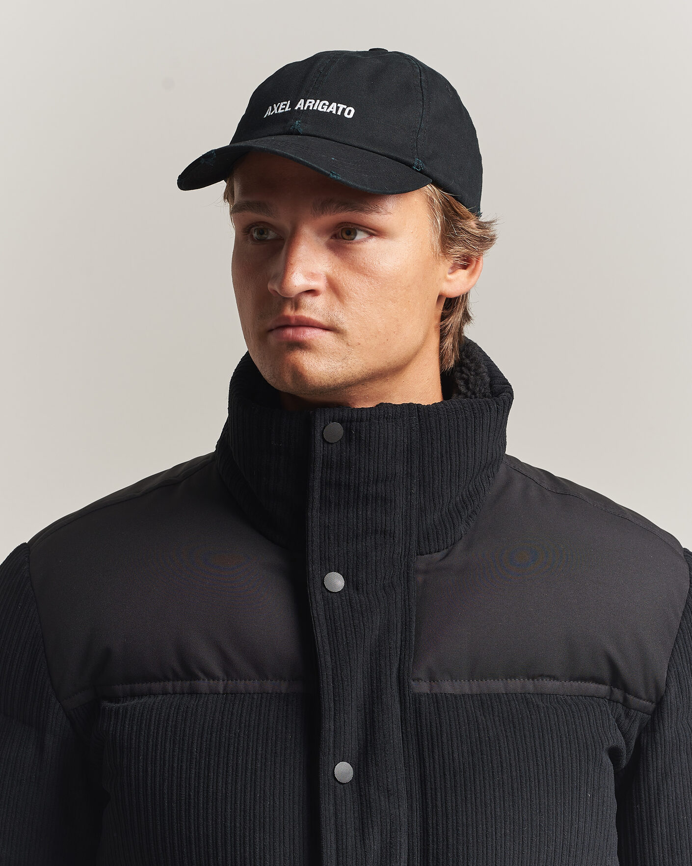 Homme | Bobs Et Casquettes | Axel Arigato | AA Logo Cap Washed Black