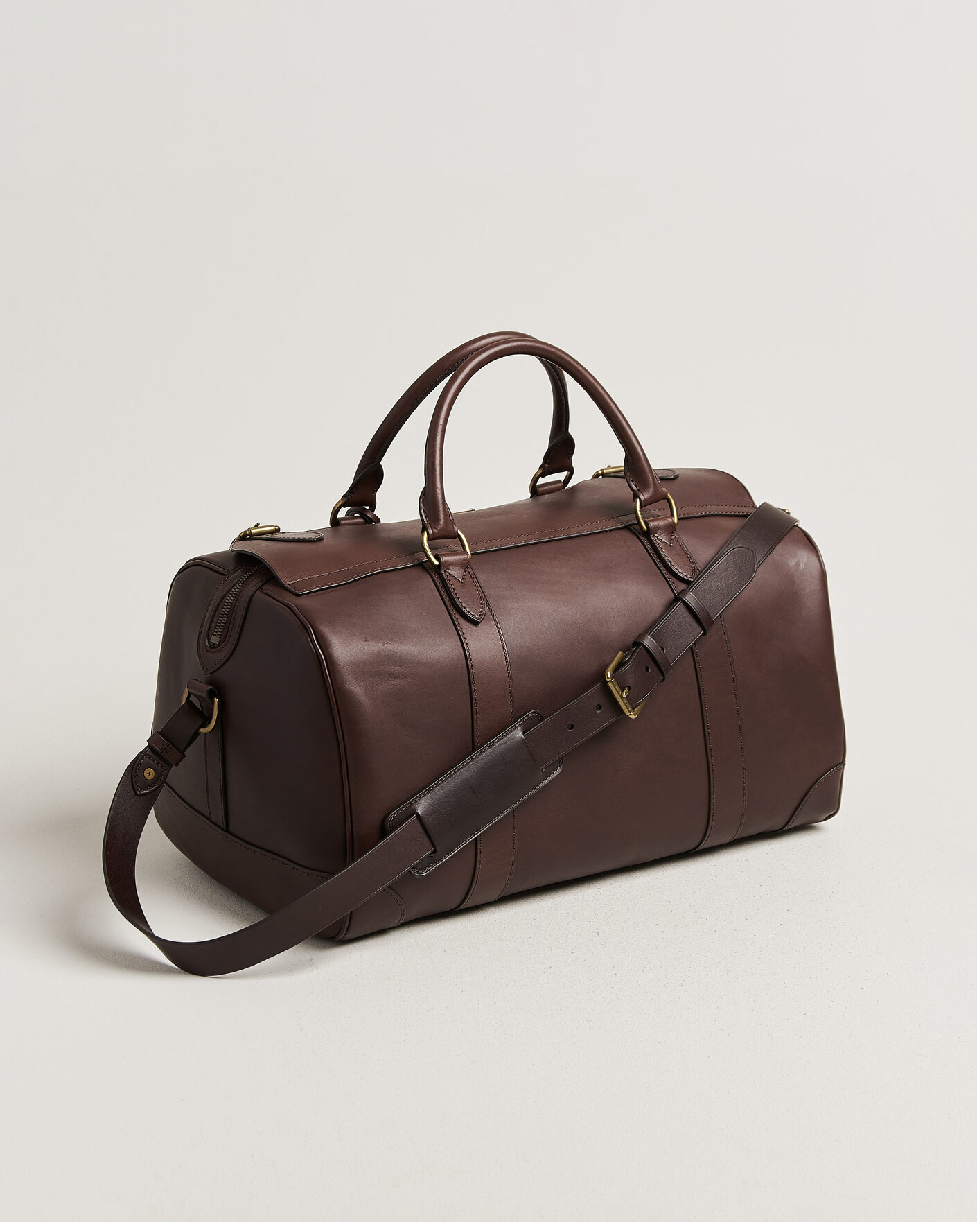 Homme | Sacs | Polo Ralph Lauren | Leather Duffle Bag Burnished Brown