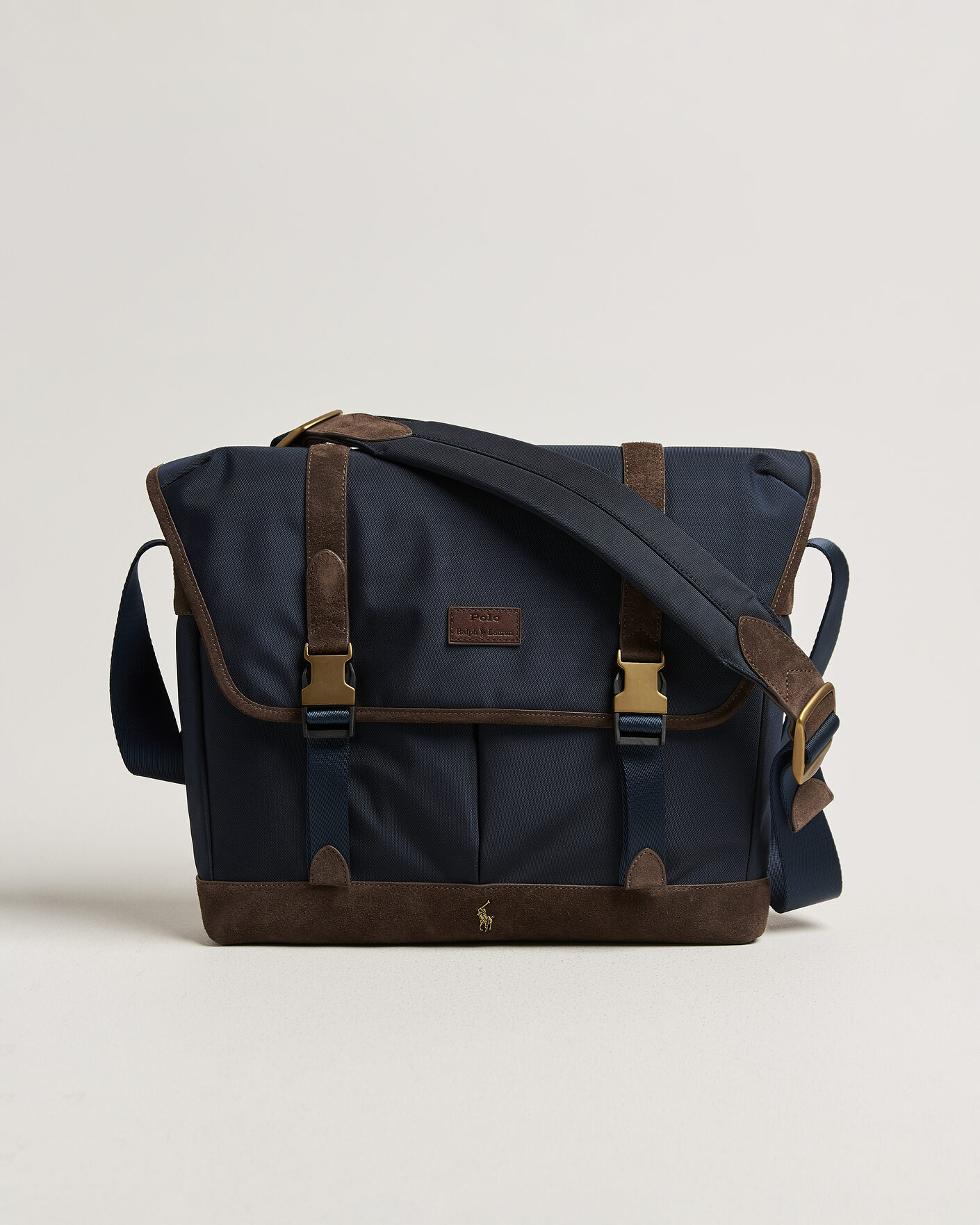 Heren | Tassen | Polo Ralph Lauren | Messenger Duffle Bag Newport Navy/Brown