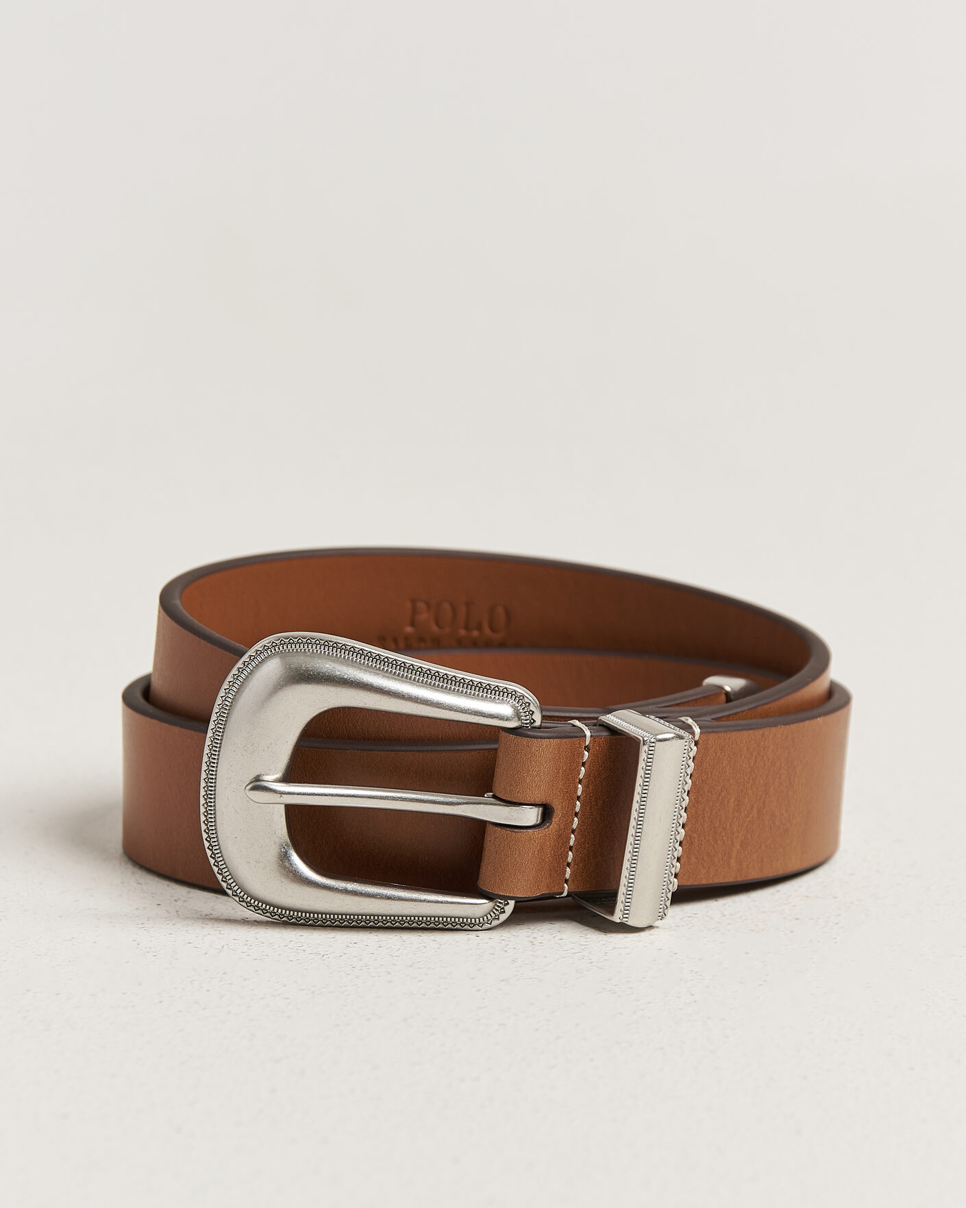 Homme | Ceintures | Polo Ralph Lauren | Western Denim Belt Tan