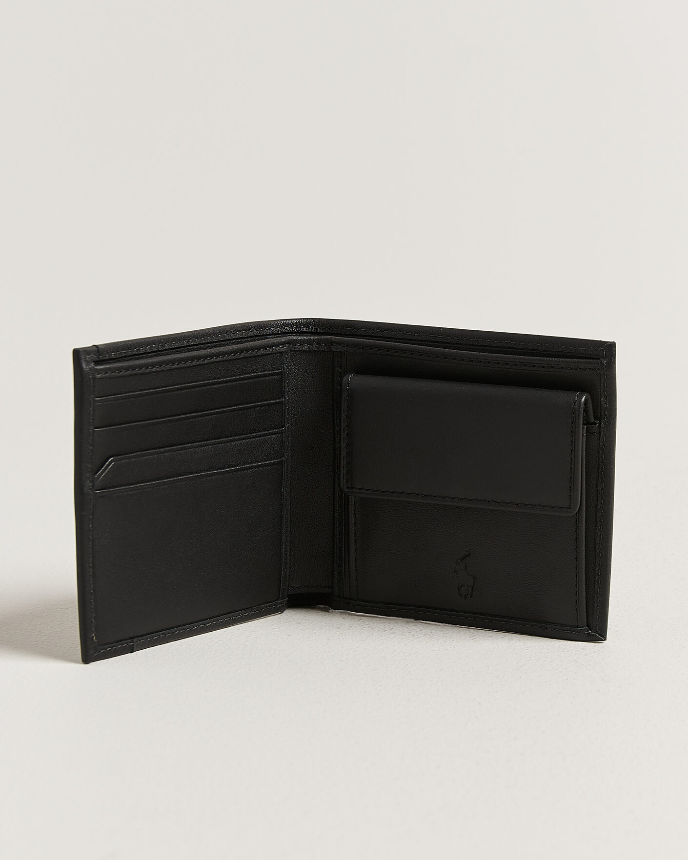Homme | Portefeuilles | Polo Ralph Lauren | Smooth Leather Wallet Black