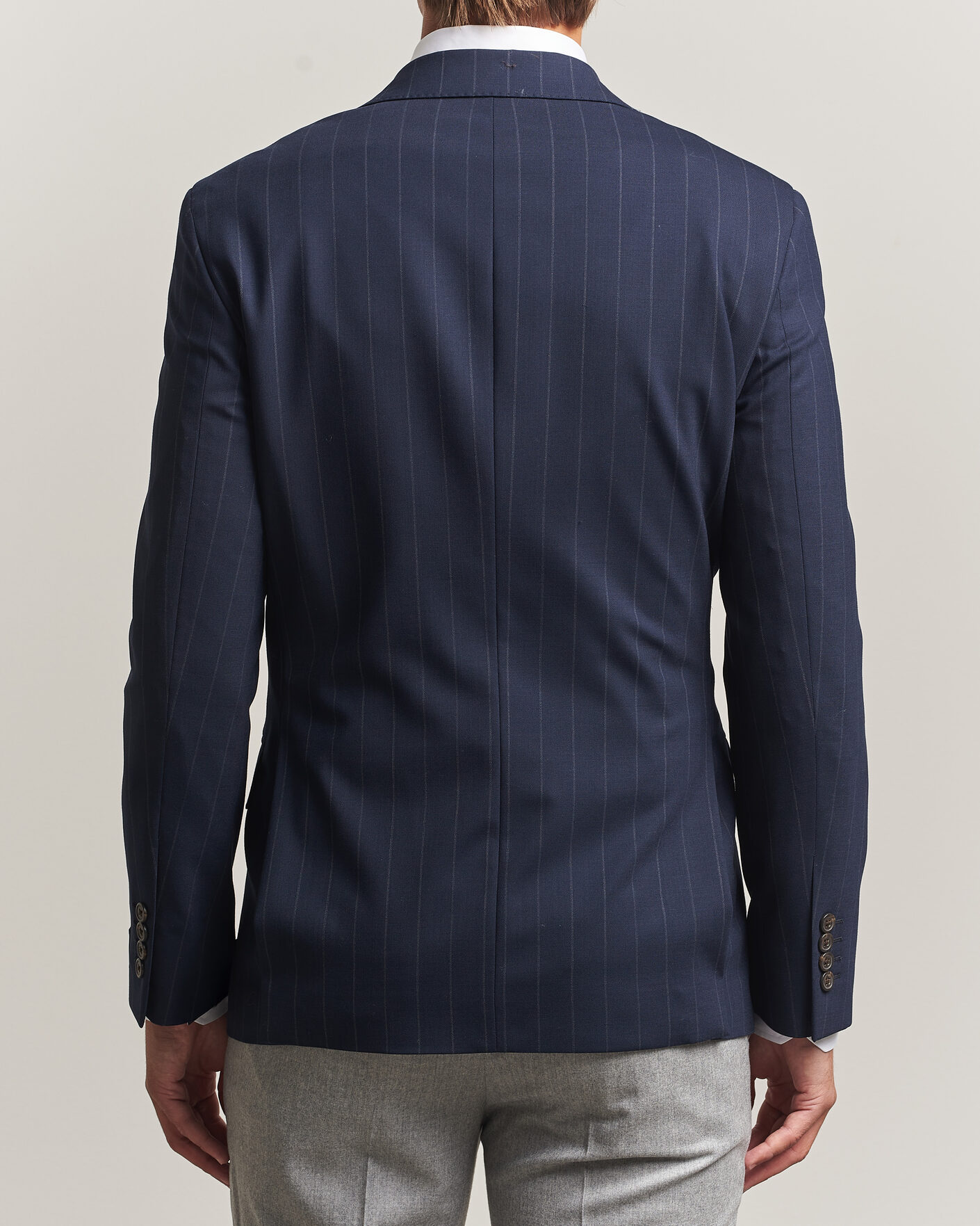 Heren | Blazers | Polo Ralph Lauren | Double Breasted Rope Stripe Sportcoat Navy/Grey
