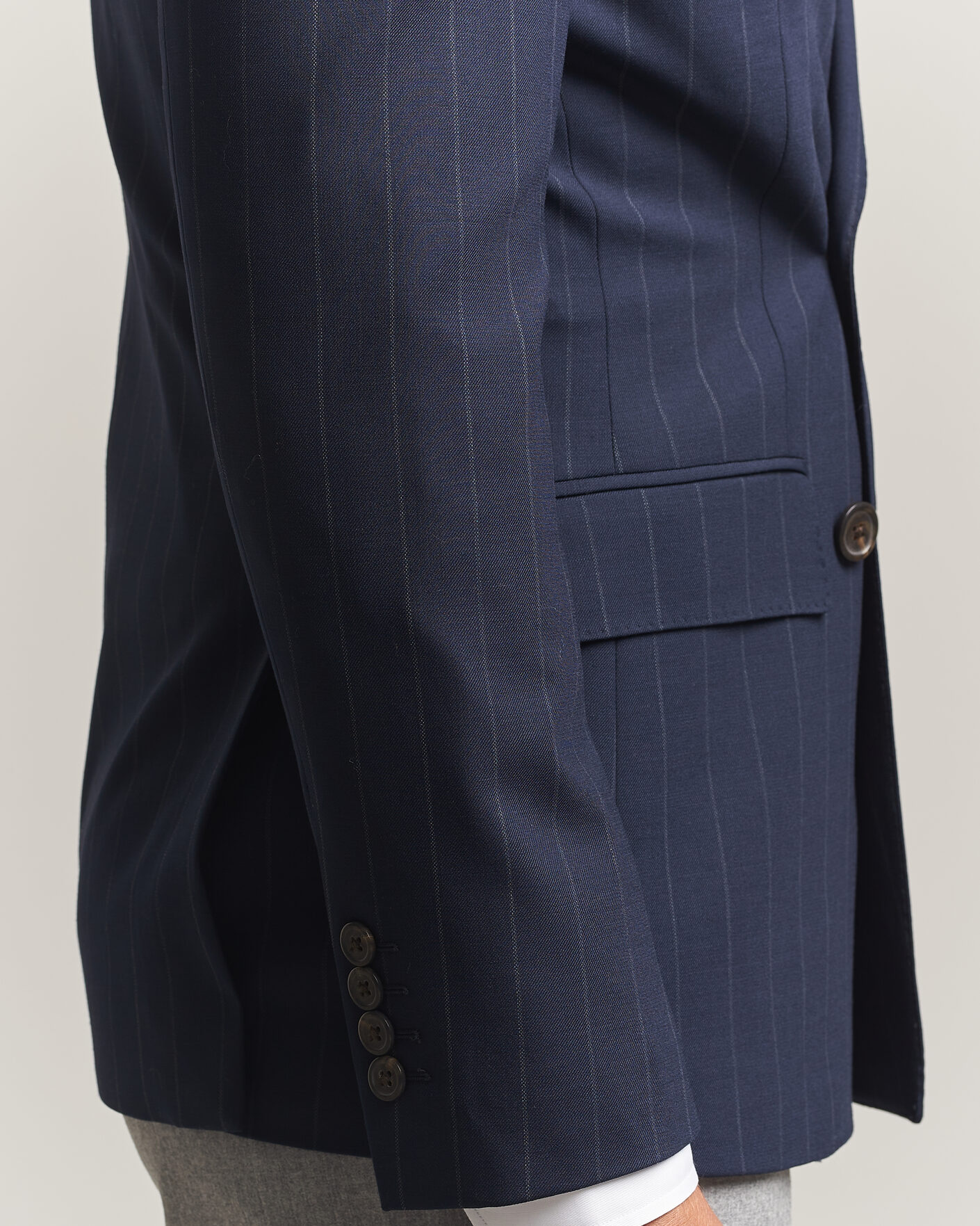 Heren | Blazers | Polo Ralph Lauren | Double Breasted Rope Stripe Sportcoat Navy/Grey