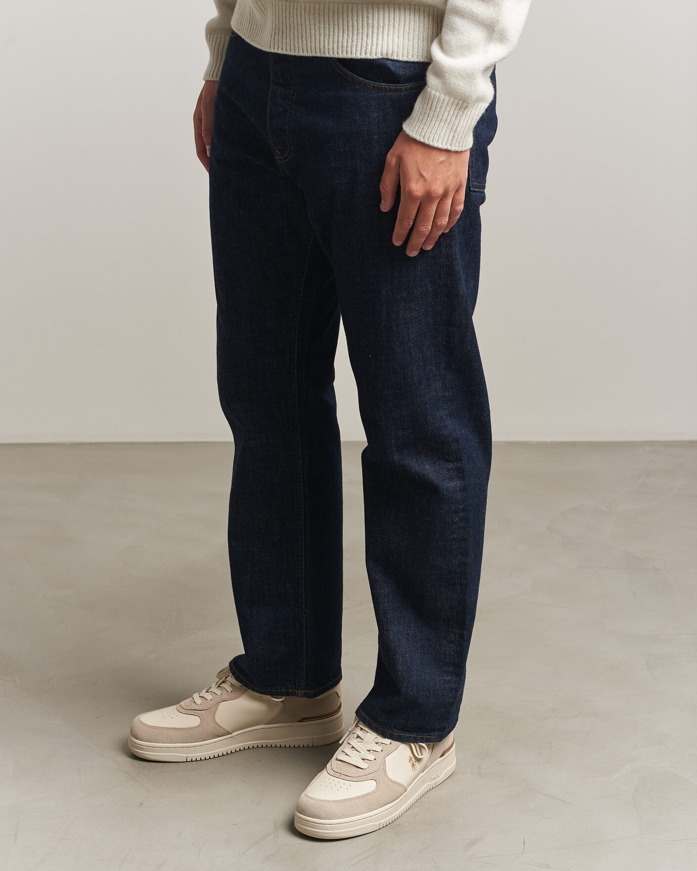 Heren | Sneakers | Polo Ralph Lauren | Masters Court Suede/Leather Sneakers Milkshake